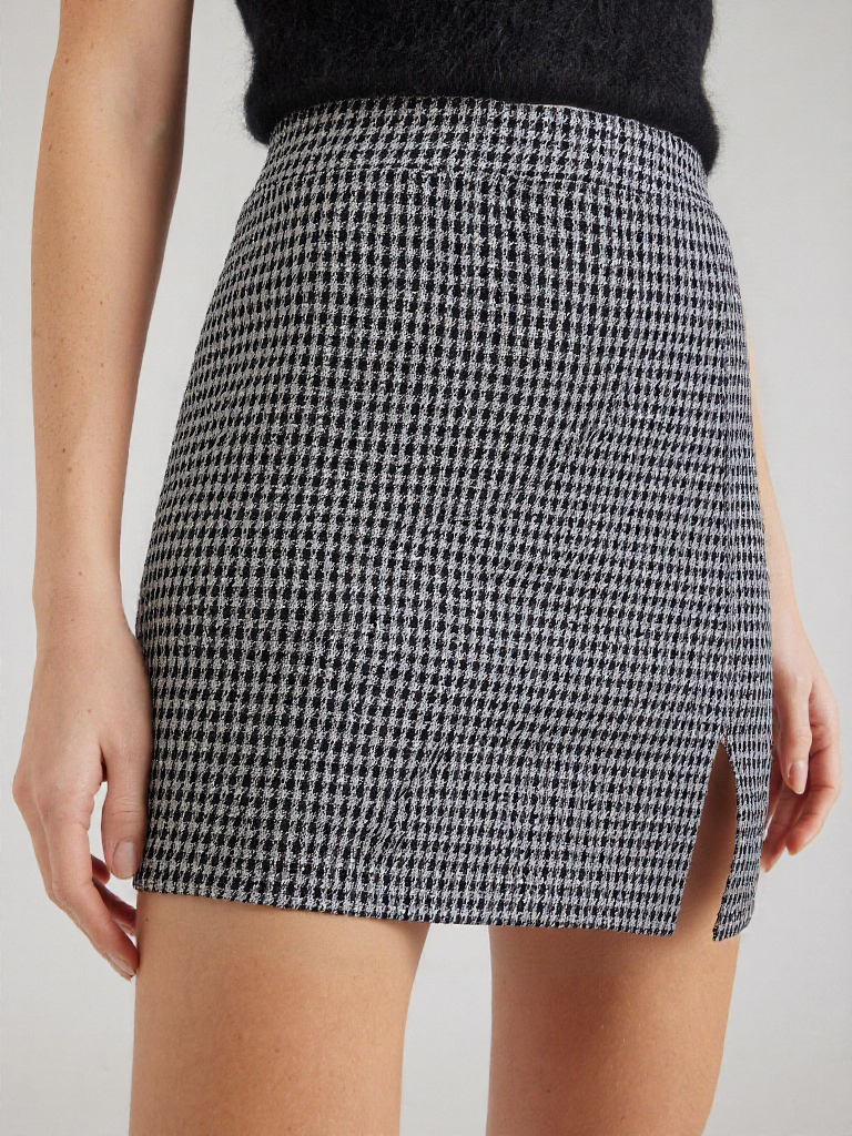 Kahverengi Bej Desenli Orta Bel Kadın Etek JULIET - Skirt - Westmark London EU(TR) Store Organik Pamuklu Sürdürülebilir Moda