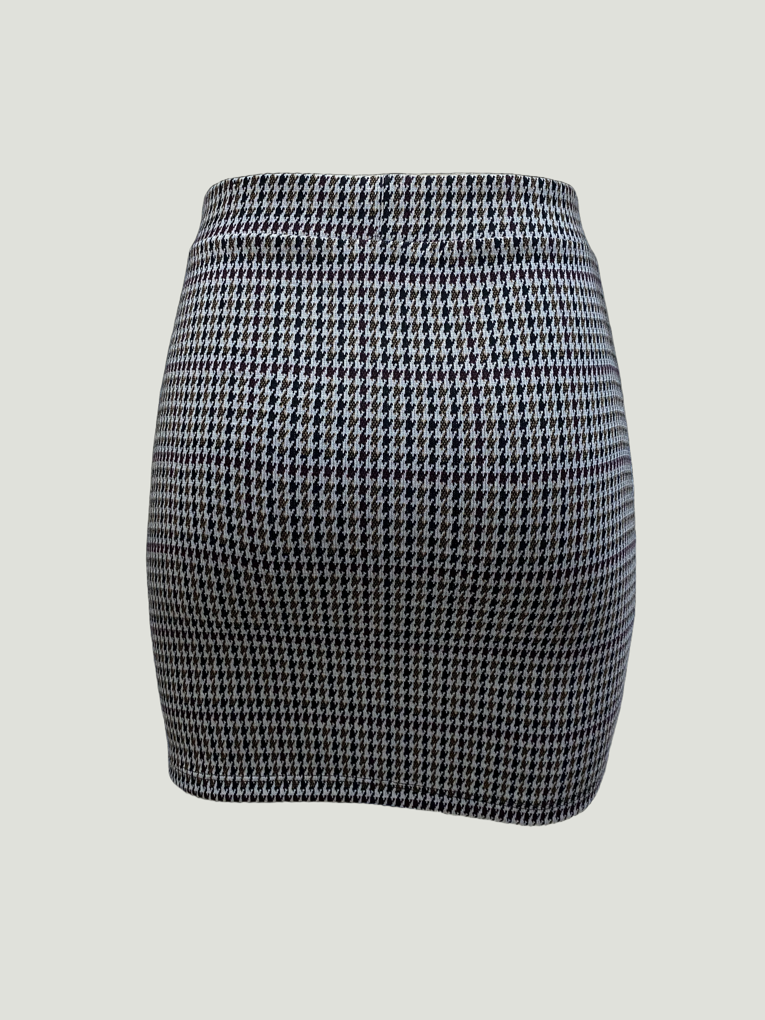 Kahverengi Bej Desenli Orta Bel Kadın Etek JULIET - Skirt - Westmark London EU(TR) Store Organik Pamuklu Sürdürülebilir Moda