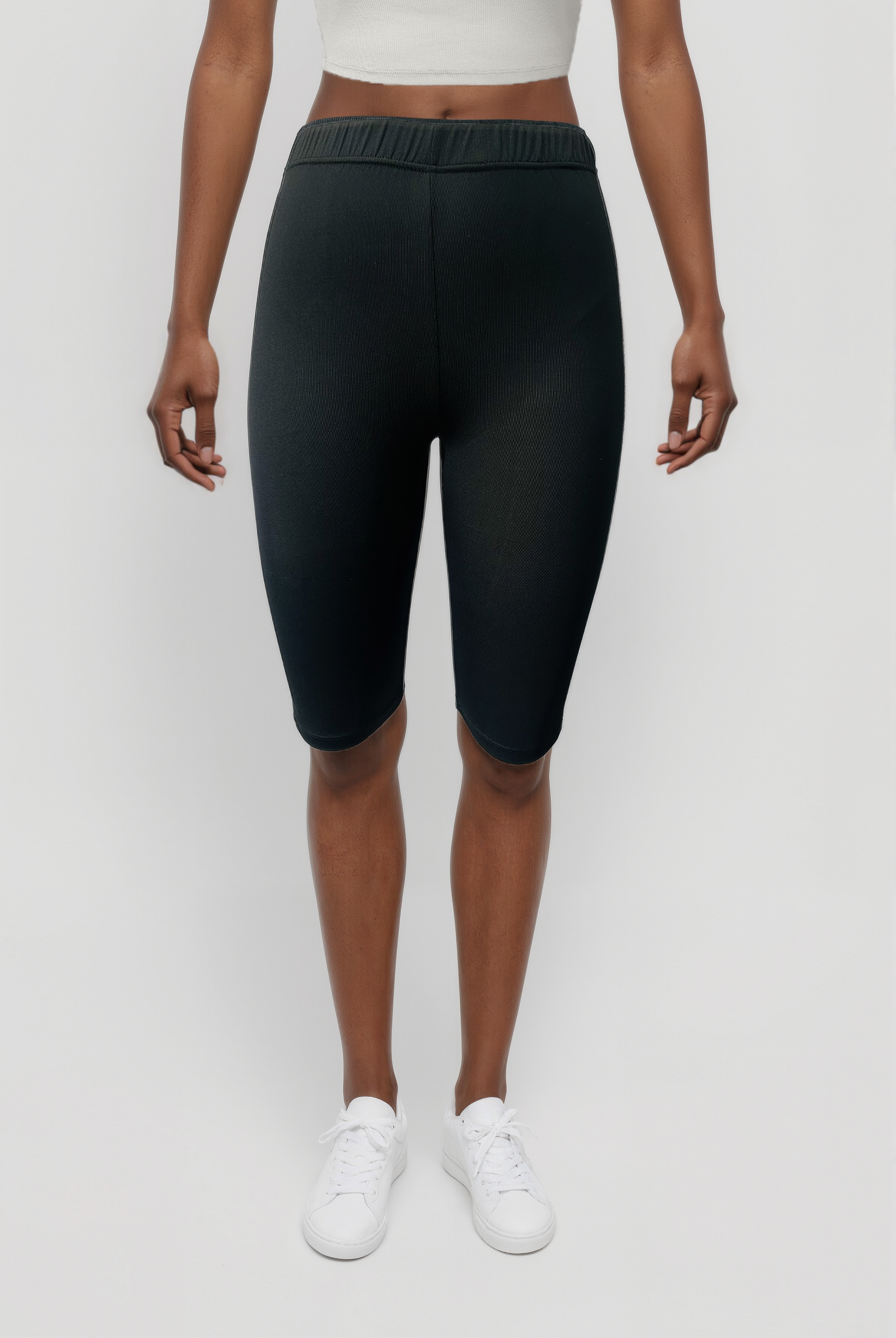 Siyah Polyester Elastan Karışımlı Kadın Biker Şort LUCINE BIKE SHORTS - Sweatpant - Westmark London EU(TR) Store Organik Pamuklu Sürdürülebilir Moda