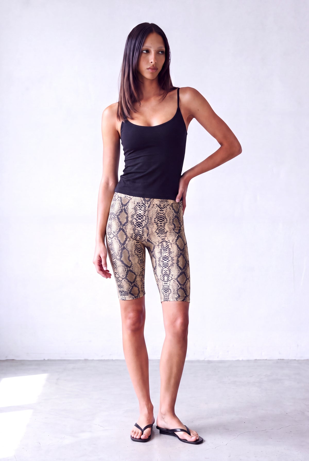 Yılan Desenli Kadın Yılan Desenli Süprem Lastikli Biker Tayt PIPPA - Leggings - Westmark London EU(TR) Store Organik Pamuklu Sürdürülebilir Moda
