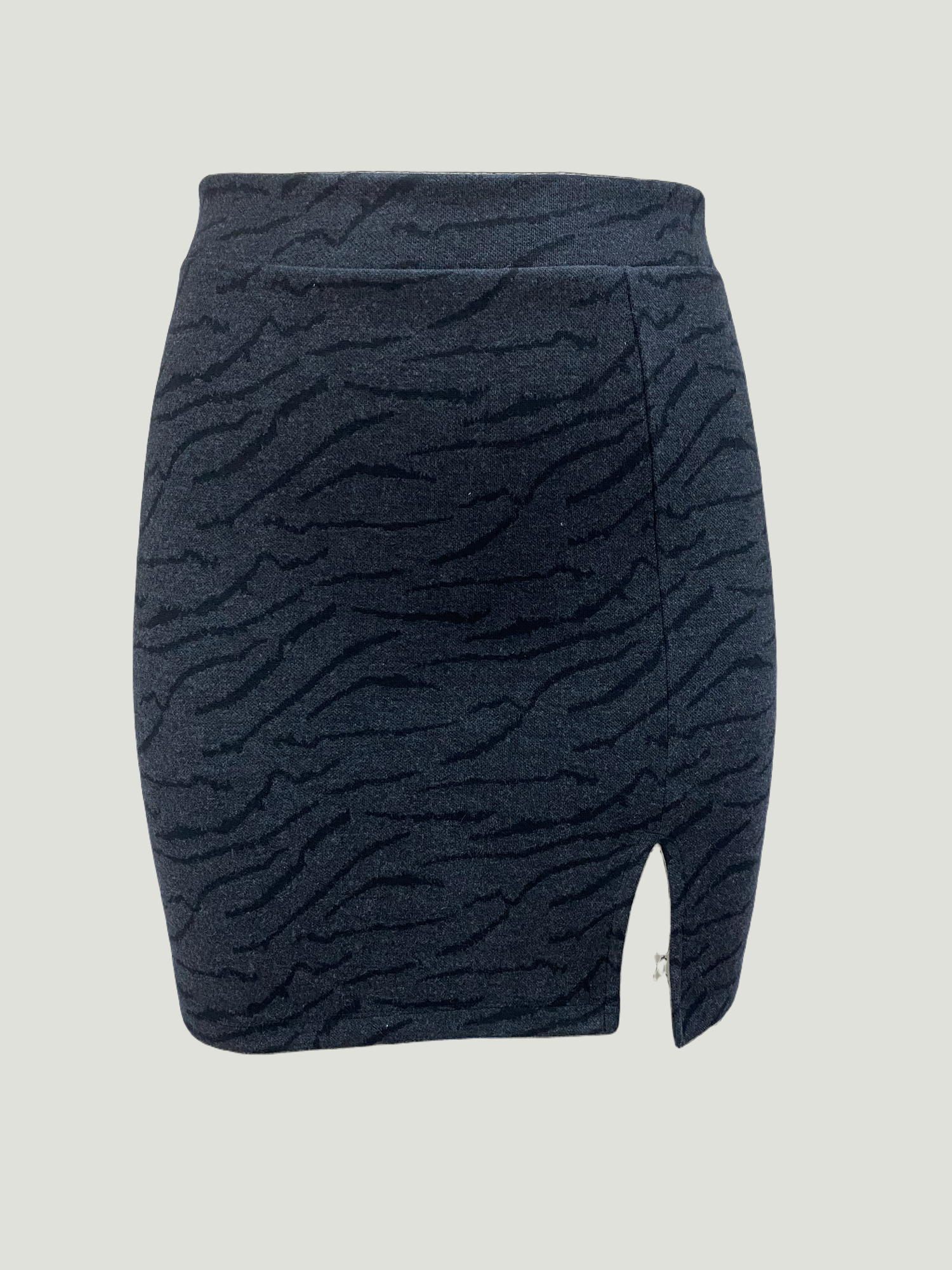 Gri Siyah Desenli Orta Bel Kadın Etek JULIET - Skirt - Westmark London EU(TR) Store Organik Pamuklu Sürdürülebilir Moda