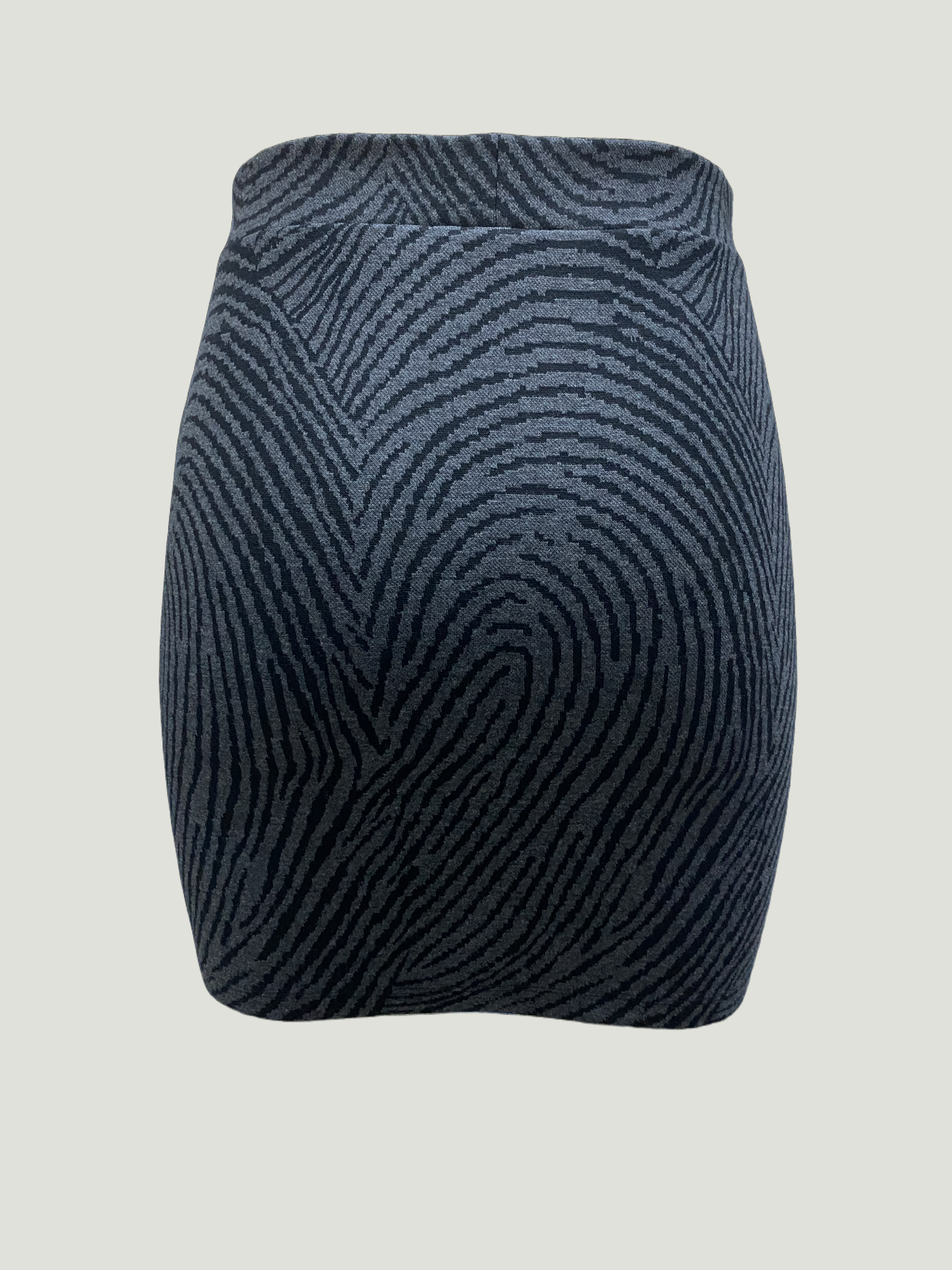 Siyah Gri Desenli Orta Bel Kadın Etek JULIET - Skirt - Westmark London EU(TR) Store Organik Pamuklu Sürdürülebilir Moda