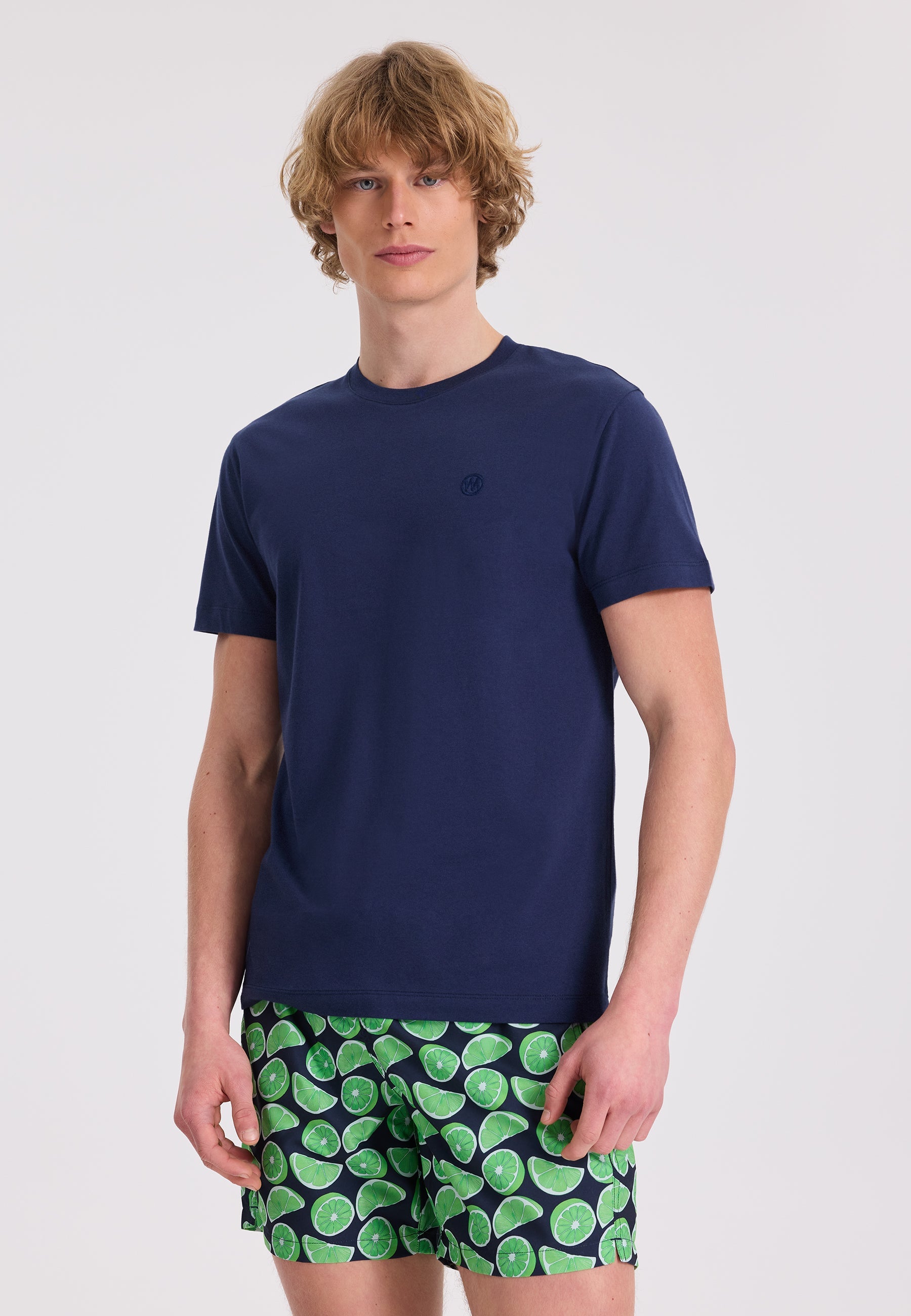 Lacivert Bisiklet Yaka Pamuklu Regular Fit Erkek T-Shirt VITAL - T-Shirt - Westmark London EU(TR) Store Organik Pamuklu Sürdürülebilir Moda