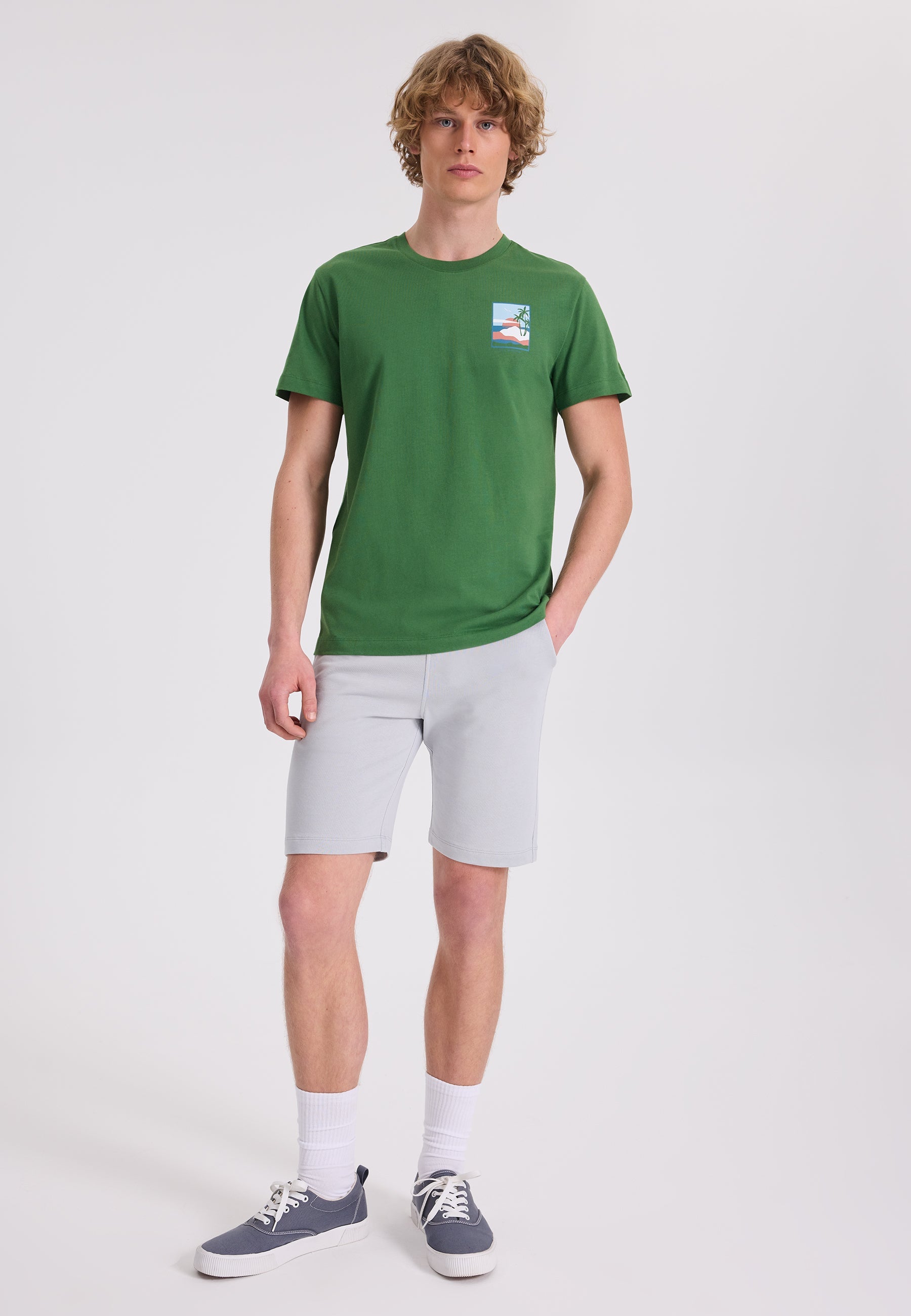 Mavi Pamuklu Regular Fit Erkek Şort CORE - Shorts - Westmark London EU(TR) Store Organik Pamuklu Sürdürülebilir Moda