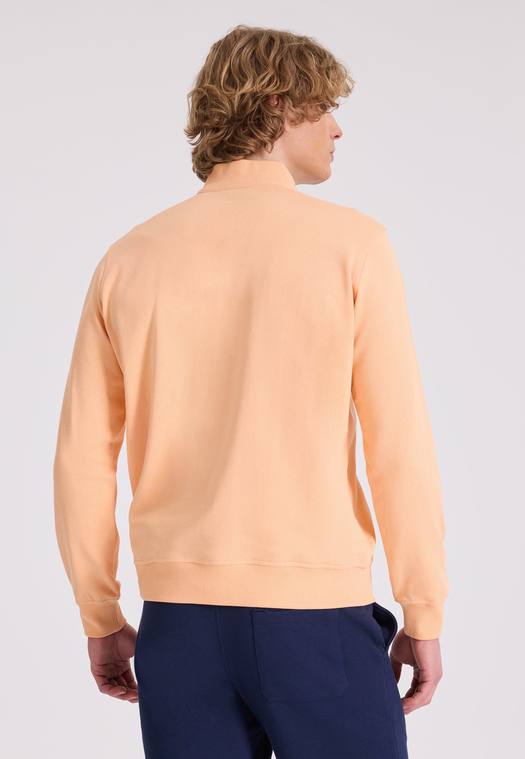 Turuncu Yarım Fermuarlı Yaka Pamuklu Regular Fit Erkek Sweatshirt CORE HALF ZIP - Sweatshirt - Westmark London EU(TR) Store Organik Pamuklu Sürdürülebilir Moda