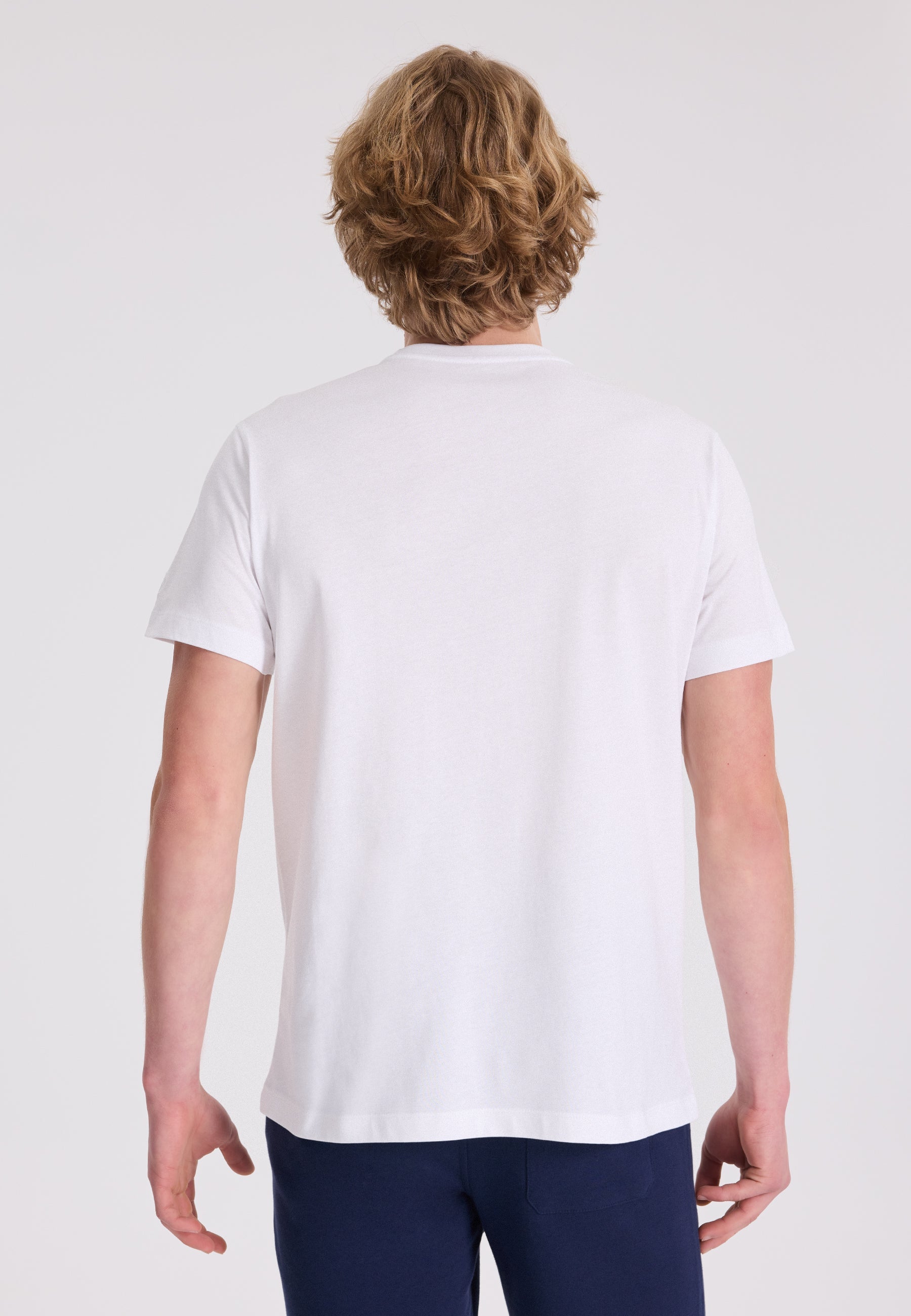 Beyaz Baskılı Bisiklet Yaka Pamuklu Regular Fit Erkek T-Shirt WMVACA PUNTA CANA - T-Shirt - Westmark London EU(TR) Store Organik Pamuklu Sürdürülebilir Moda