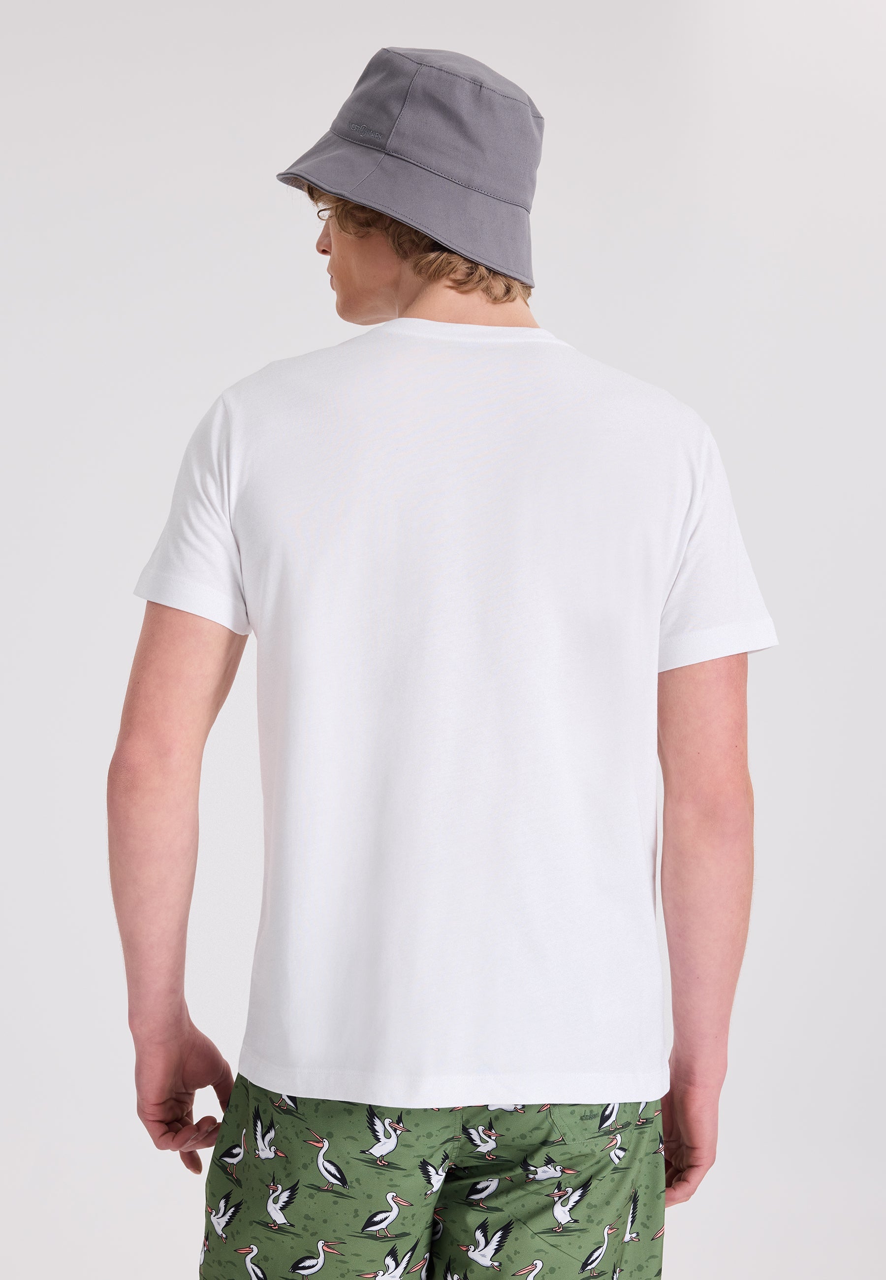 Lacivert Baskılı Bisiklet Yaka Pamuklu Regular Fit Erkek T-Shirt WMEMBROIDERY PELICAN - T-Shirt - Westmark London EU(TR) Store Organik Pamuklu Sürdürülebilir Moda