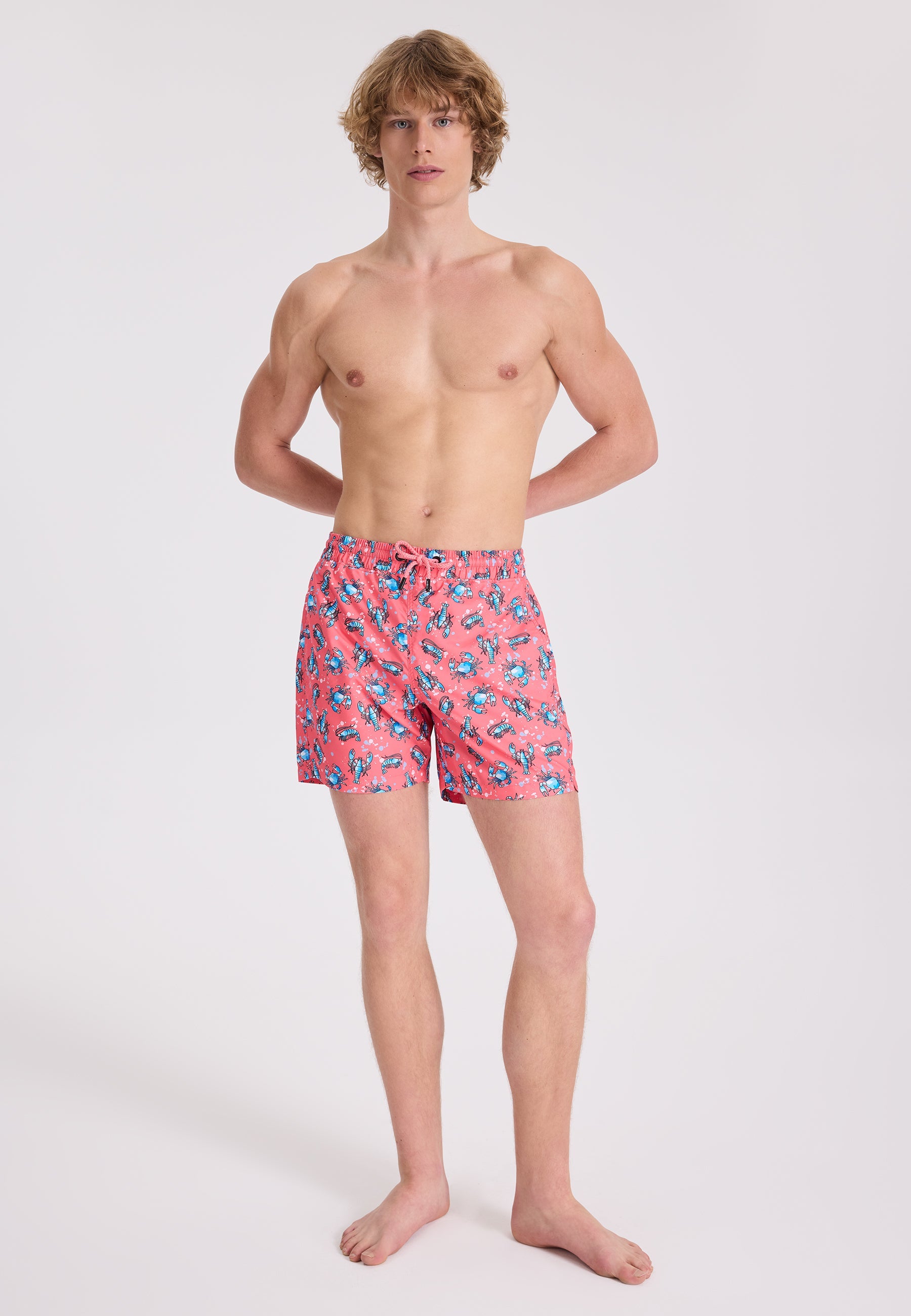 Mercan Kabuklu Deniz Hayvanları Baskılı Regular Fit Erkek Deniz Şortu WMANIMAL - Swim Shorts - Westmark London EU(TR) Store Organik Pamuklu Sürdürülebilir Moda