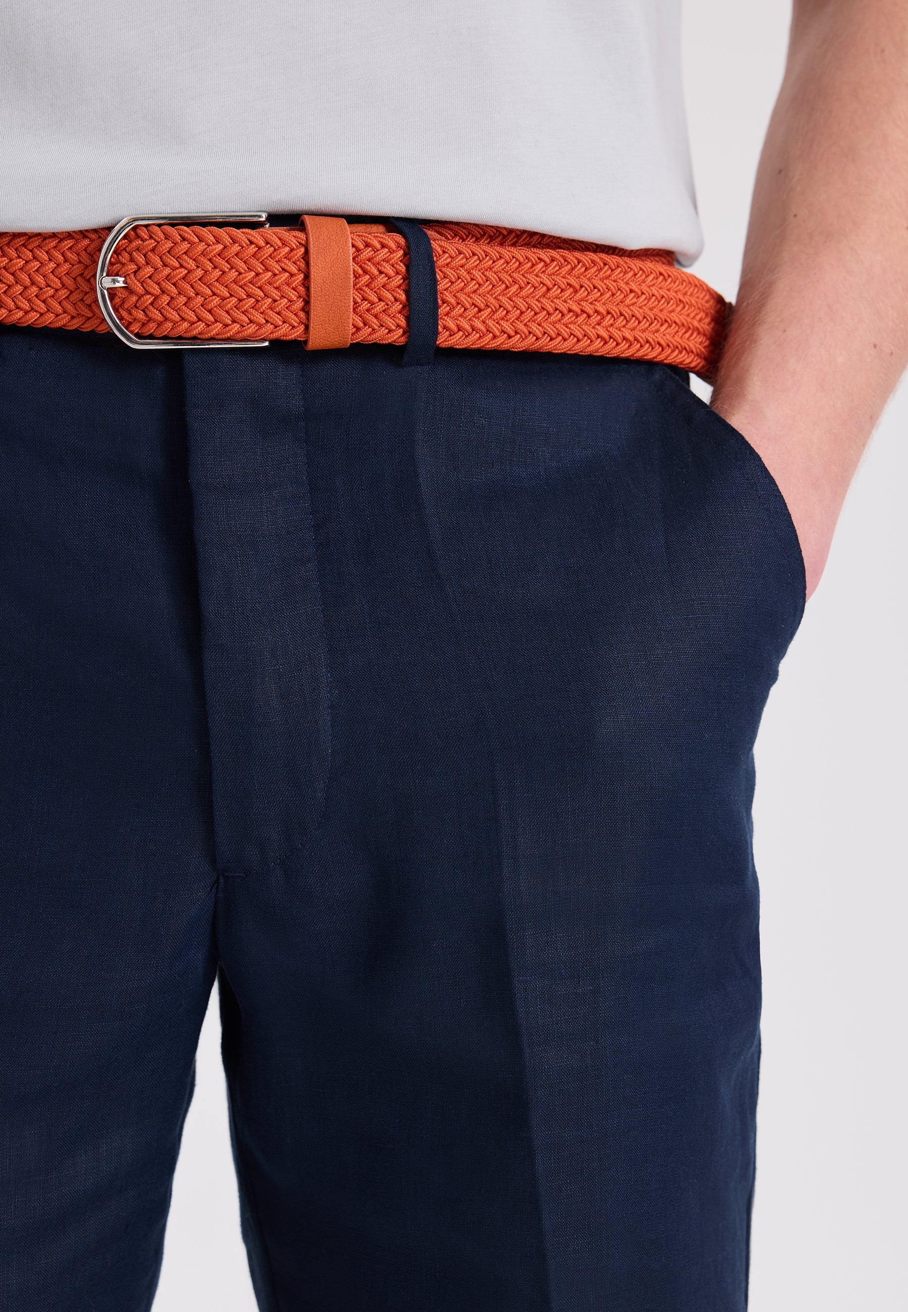 Turuncu Örgü Model Erkek Kemer WMBLAKE - Belt - Westmark London EU(TR) Store Organik Pamuklu Sürdürülebilir Moda