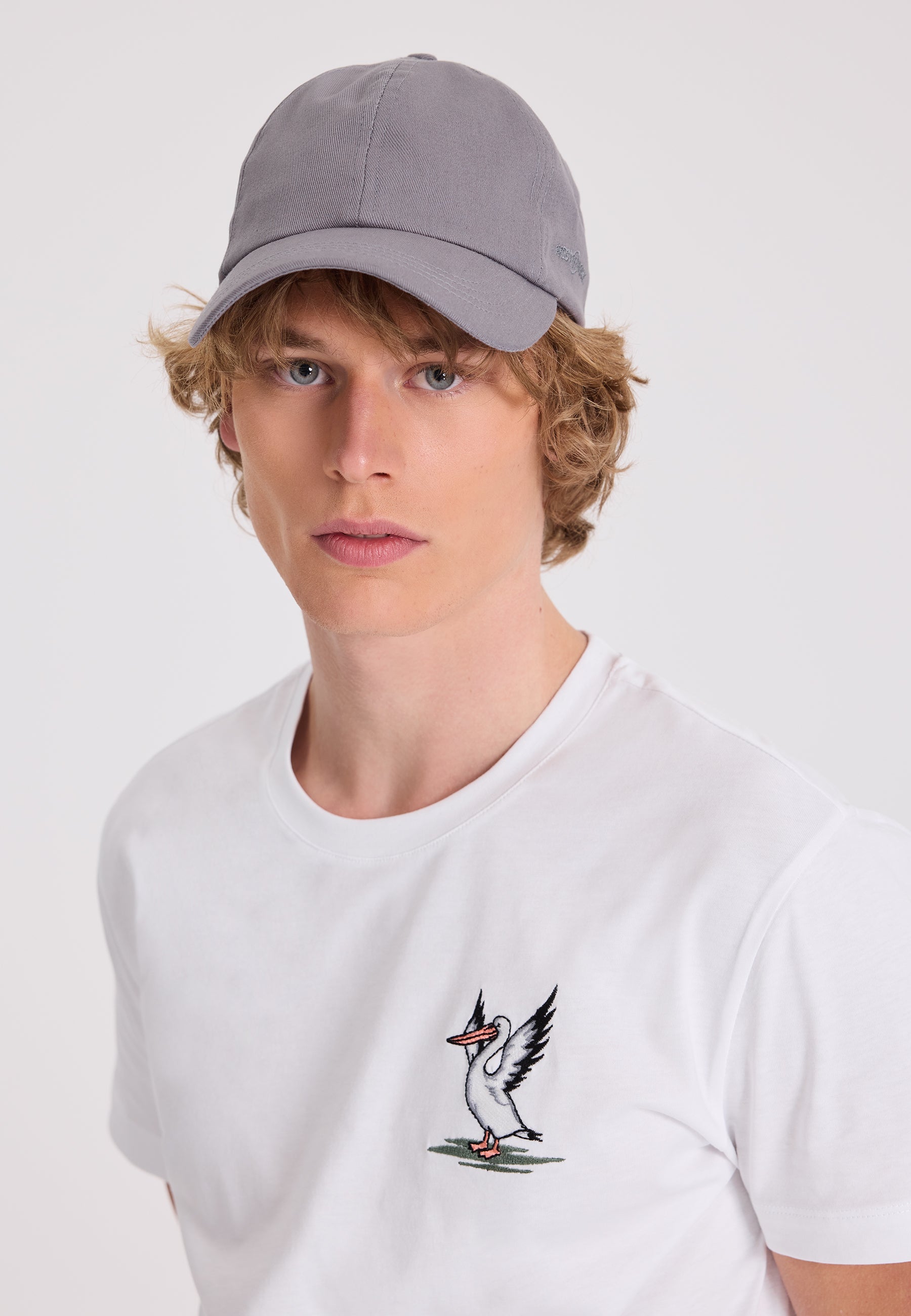 Gri Pamuklu Cap Şapka WMCARTER - Hat - Westmark London EU(TR) Store Organik Pamuklu Sürdürülebilir Moda