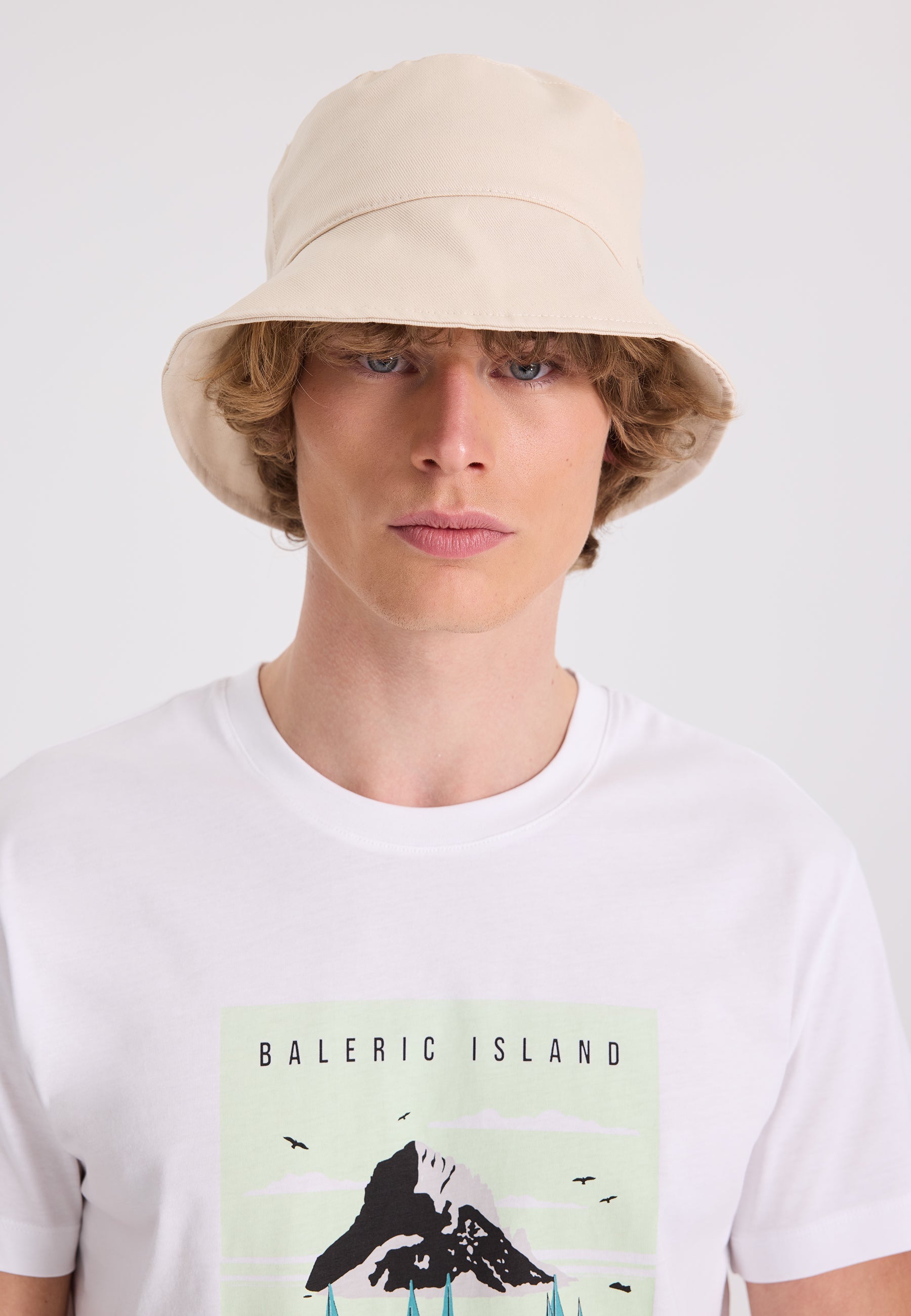 Bej Pamuklu Bucket Şapka WMBOBBY - Hat - Westmark London EU(TR) Store Organik Pamuklu Sürdürülebilir Moda
