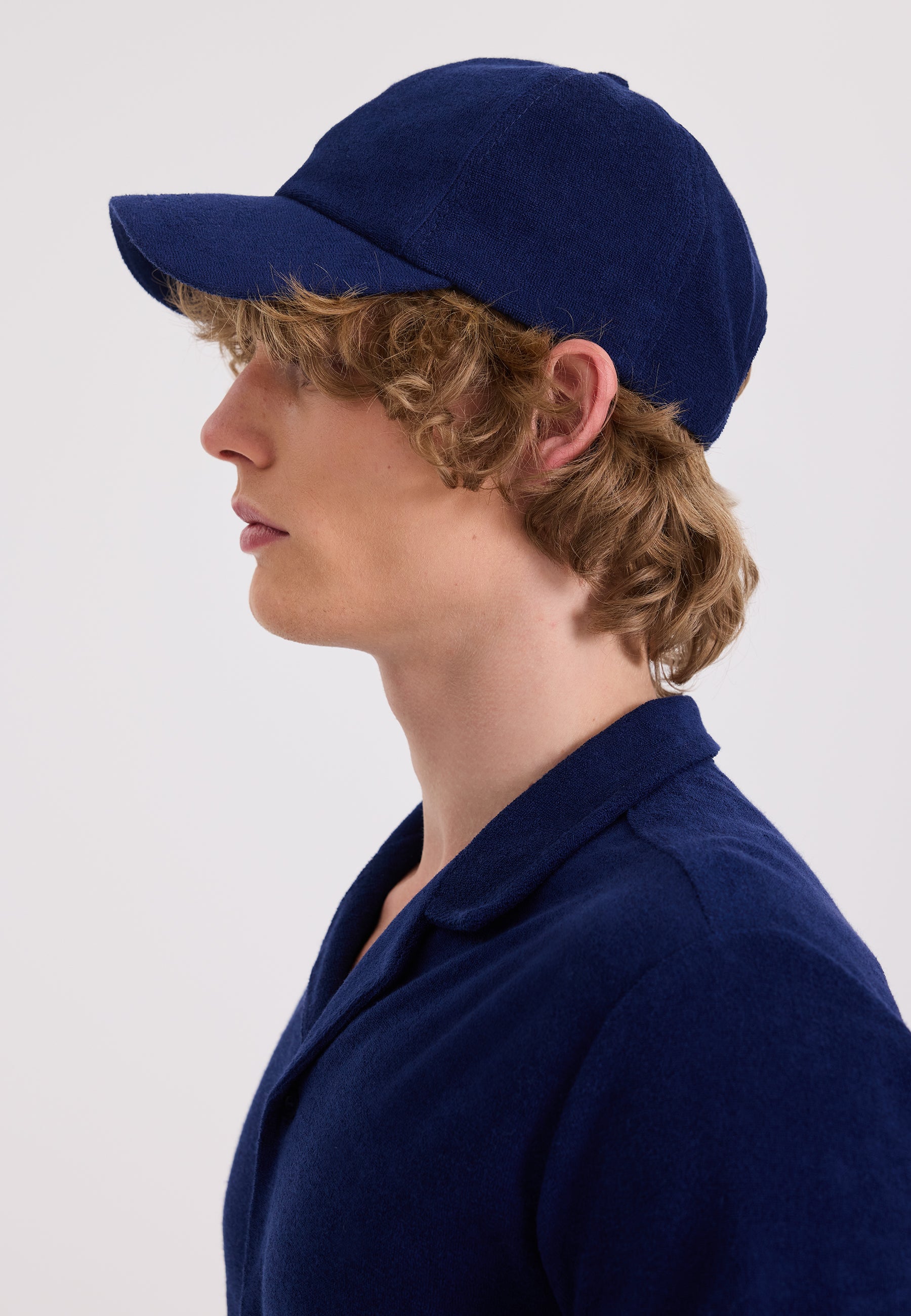Lacivert Havlu Kumaş Cap Şapka WMTOWEL - Hat - Westmark London EU(TR) Store Organik Pamuklu Sürdürülebilir Moda