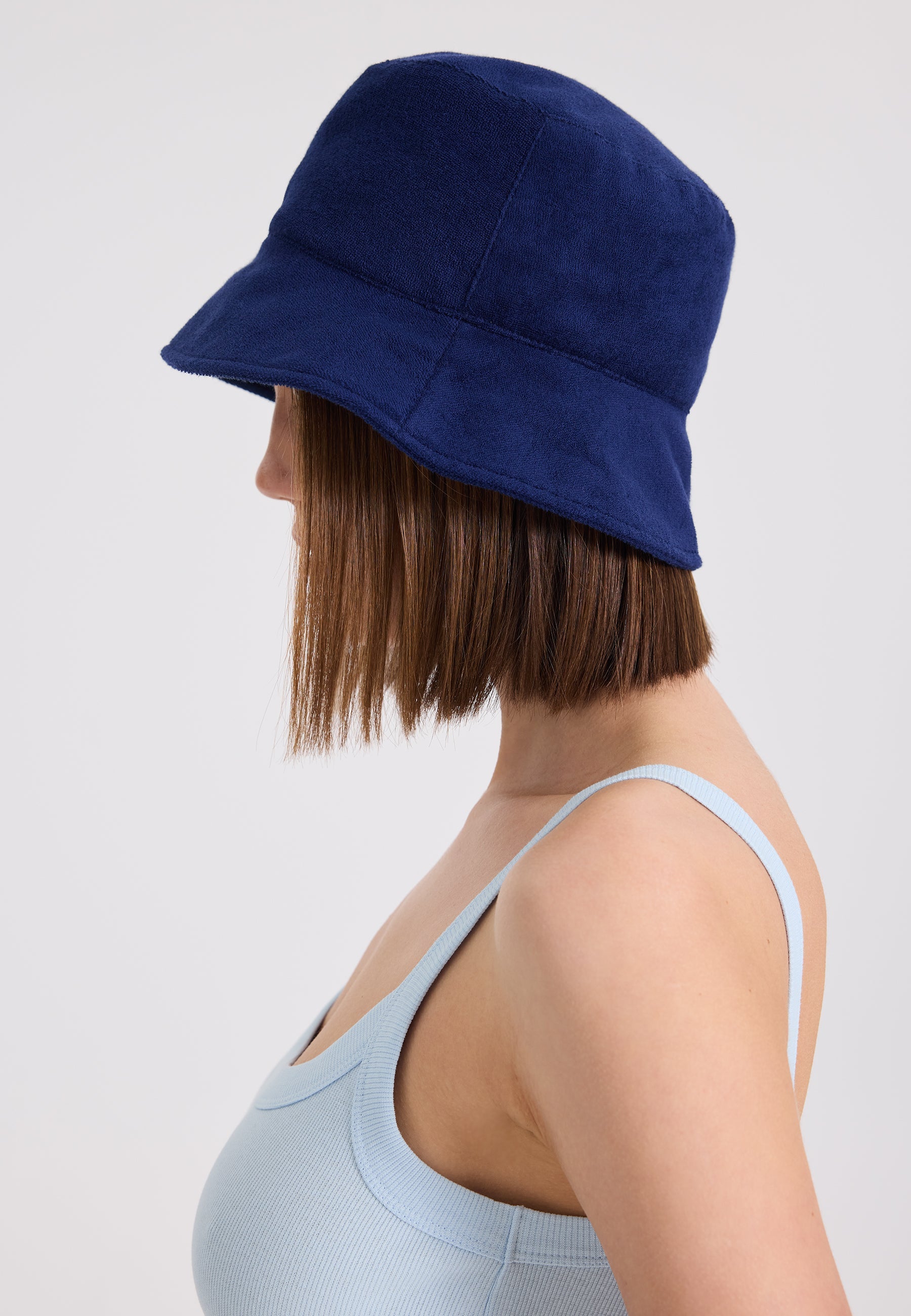 Lacivert Havlu Kumaş Bucket Şapka WMTOWEL - Hat - Westmark London EU(TR) Store Organik Pamuklu Sürdürülebilir Moda