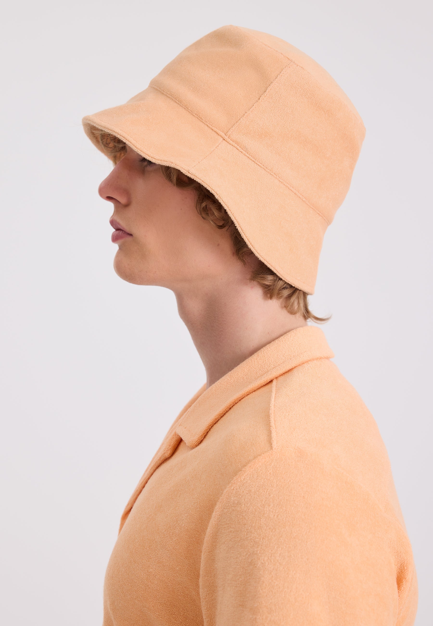 Turuncu Havlu Kumaş Bucket Şapka WMTOWEL - Hat - Westmark London EU(TR) Store Organik Pamuklu Sürdürülebilir Moda