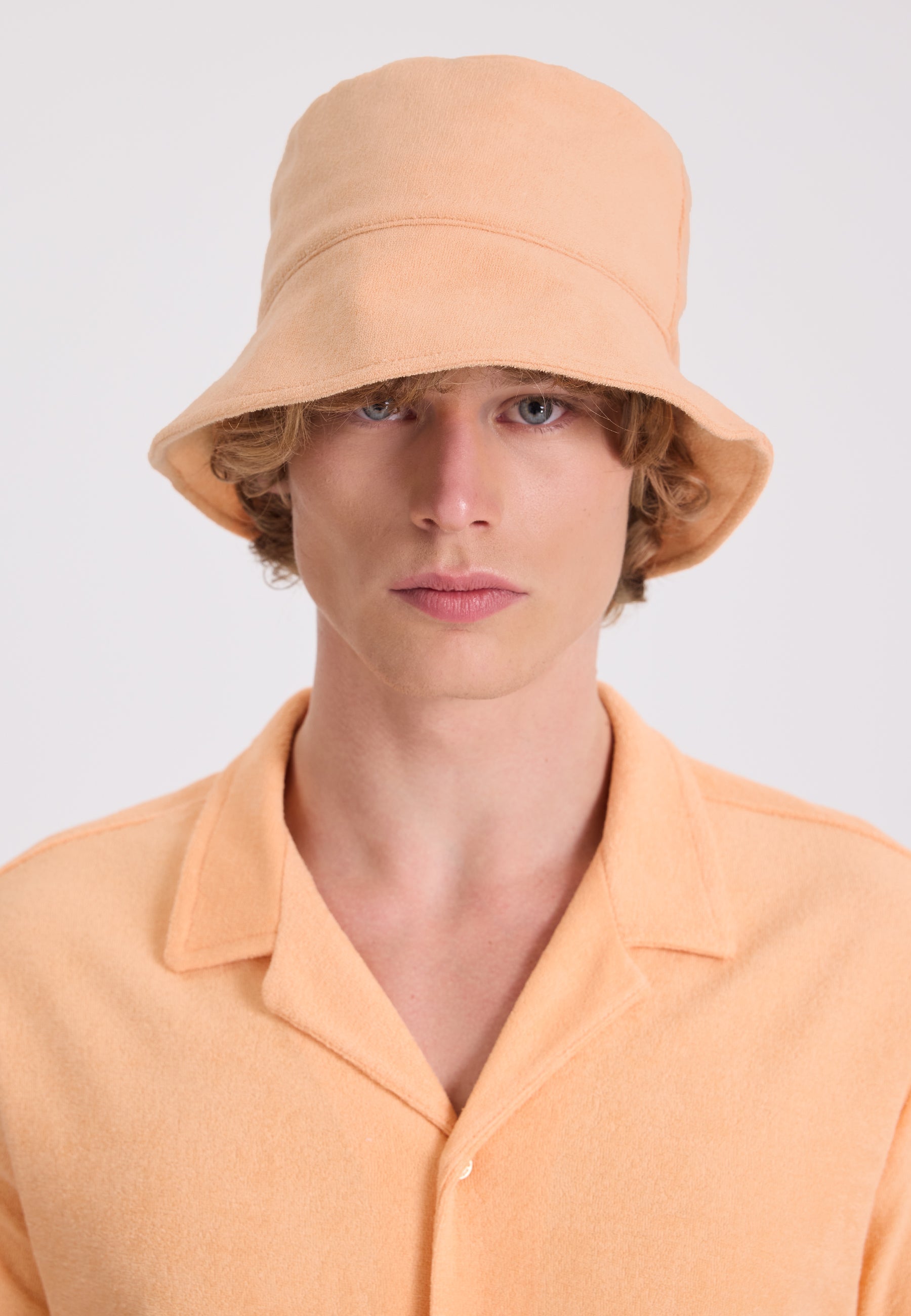Turuncu Havlu Kumaş Bucket Şapka WMTOWEL - Hat - Westmark London EU(TR) Store Organik Pamuklu Sürdürülebilir Moda