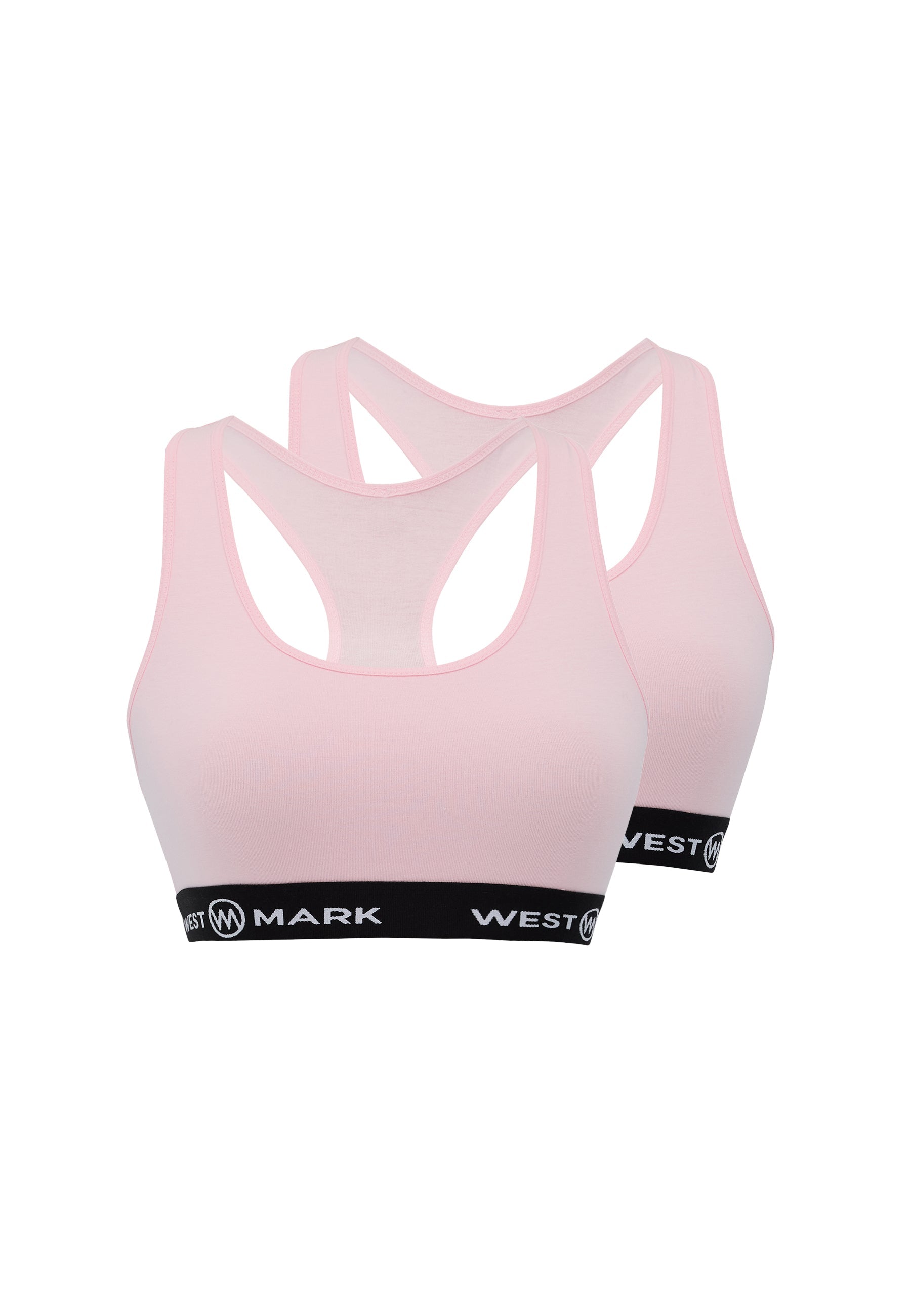 2’li Pembe Pamuk Elastan Karışımı Kadın Büstiyer LILY - Underwear - Westmark London EU(TR) Store Organik Pamuklu Sürdürülebilir Moda
