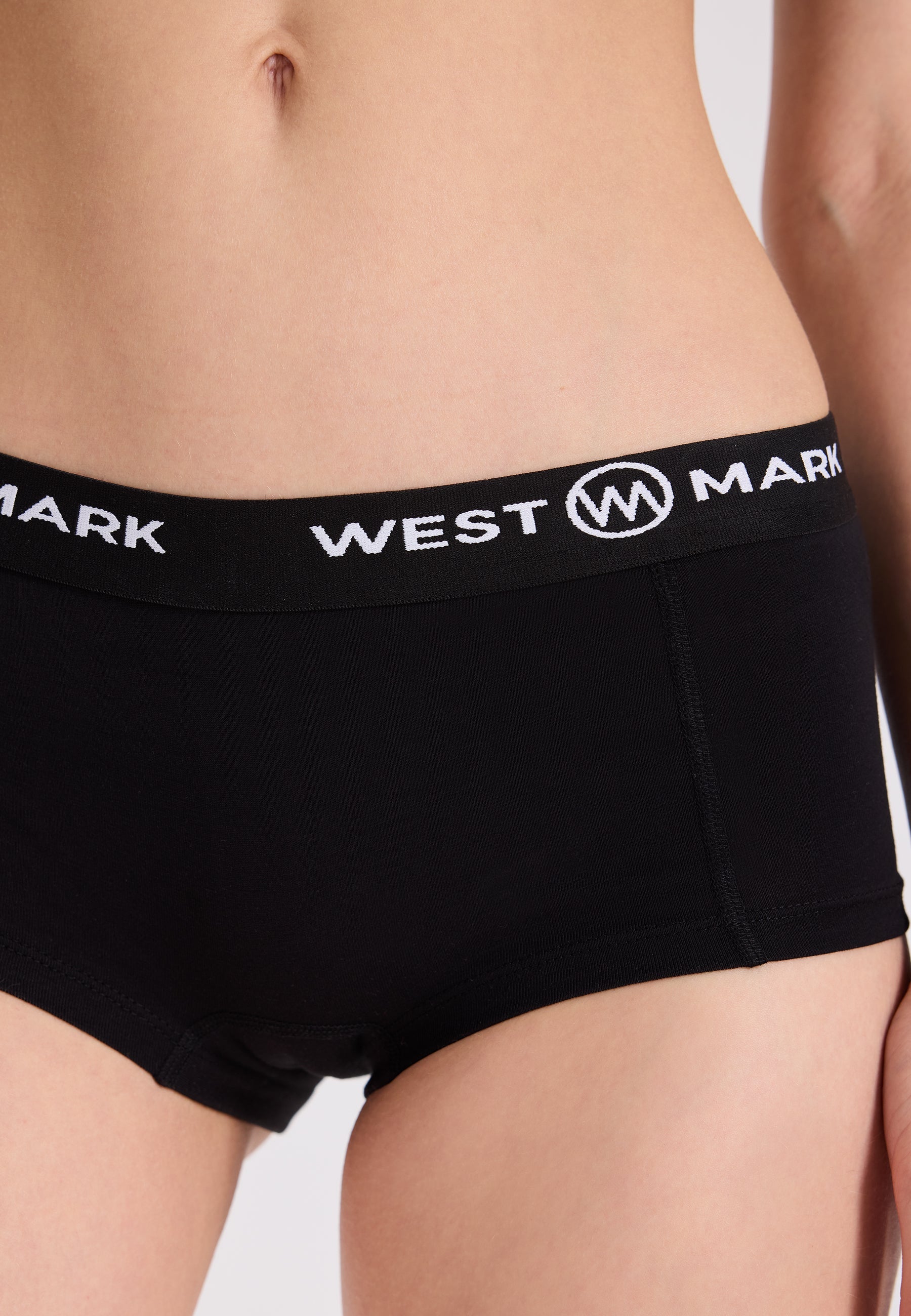 4’lü Siyah Pamuk Elastan Karışımı Kadın Hipster LILY - Underwear - Westmark London EU(TR) Store Organik Pamuklu Sürdürülebilir Moda