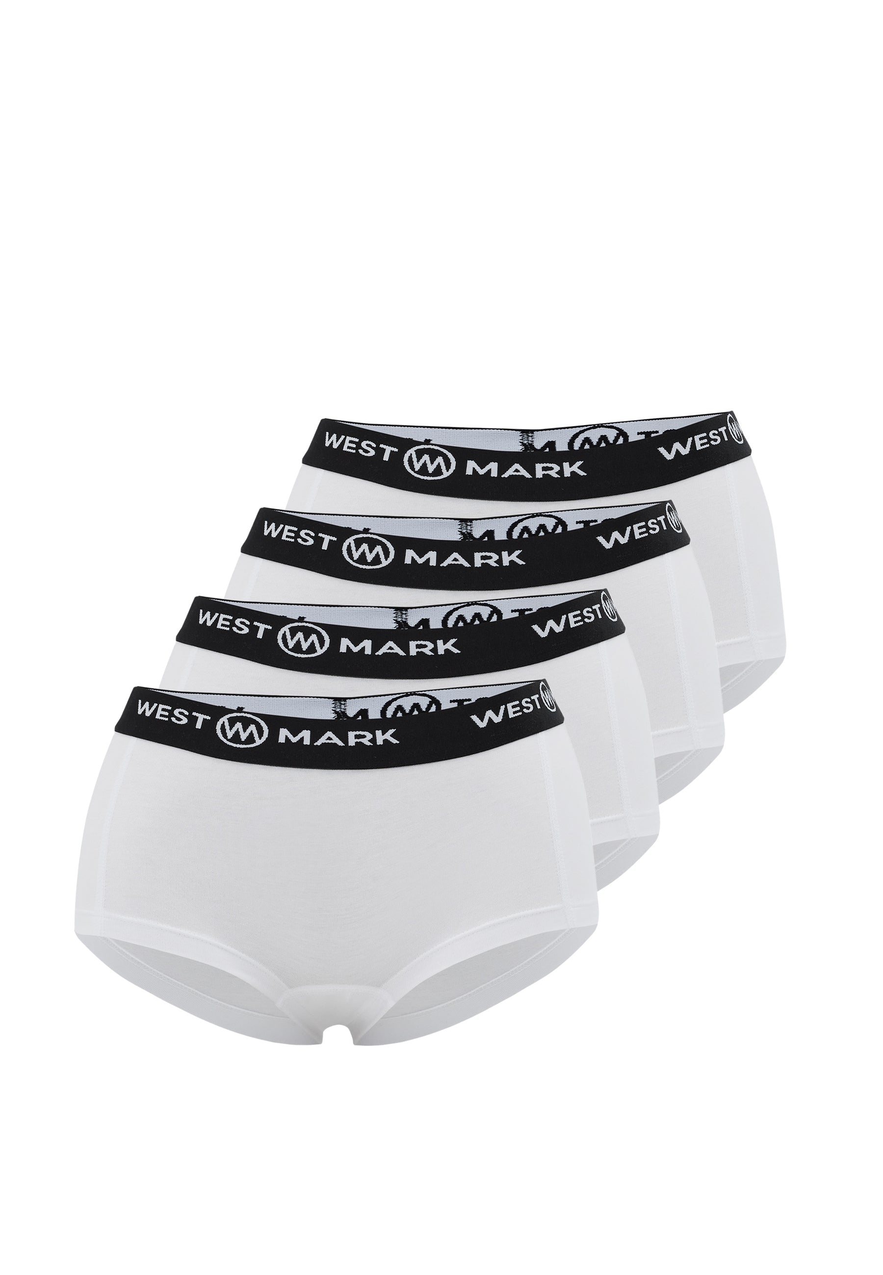 4’lü Beyaz Pamuk Elastan Karışımı Kadın Hipster LILY - Underwear - Westmark London EU(TR) Store Organik Pamuklu Sürdürülebilir Moda