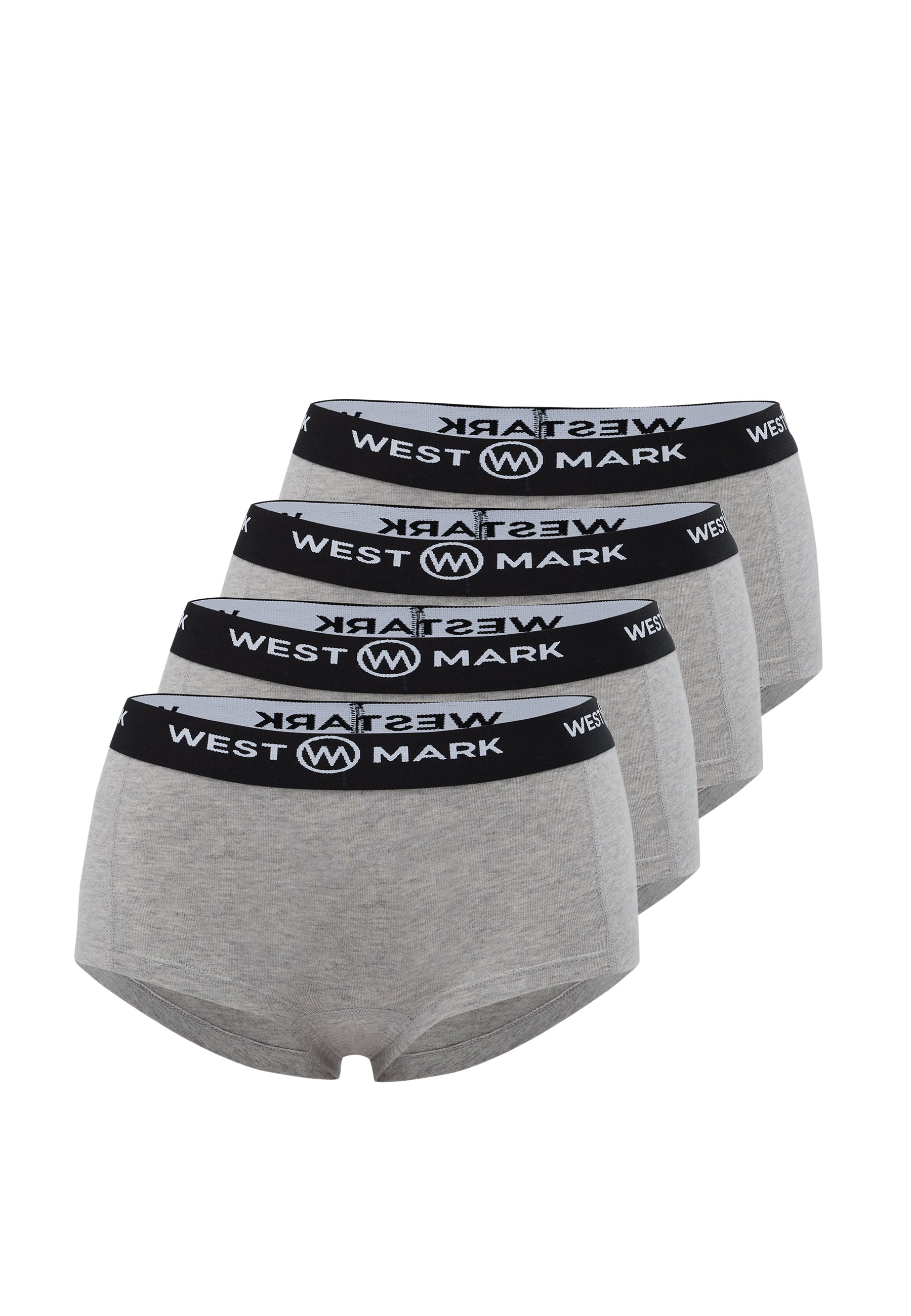4’lü Gri Pamuk Elastan Karışımı Kadın Hipster LILY - Underwear - Westmark London EU(TR) Store Organik Pamuklu Sürdürülebilir Moda