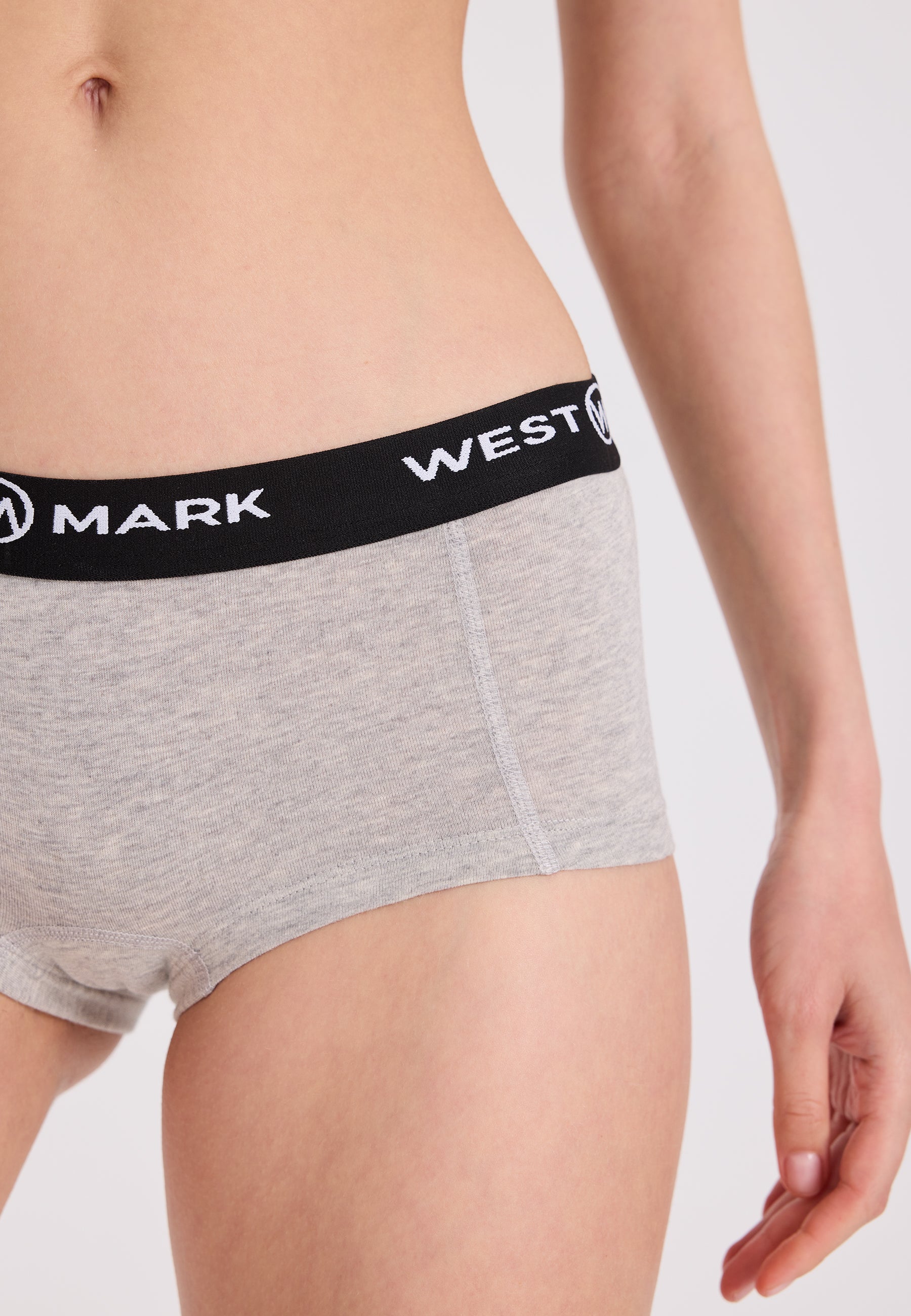 4’lü Gri Pamuk Elastan Karışımı Kadın Hipster LILY - Underwear - Westmark London EU(TR) Store Organik Pamuklu Sürdürülebilir Moda