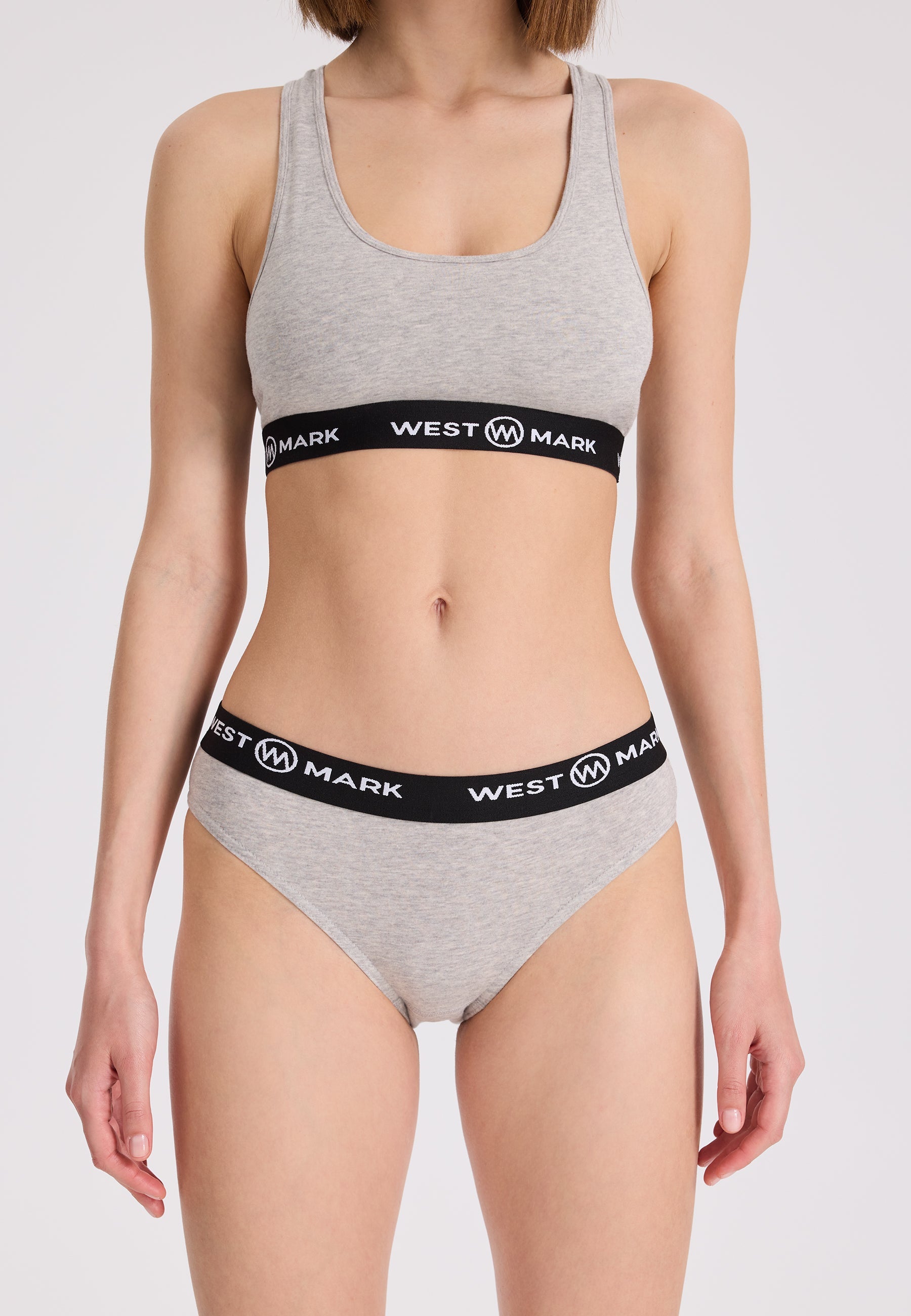 4’lü Gri Pamuk Elastan Karışımı Kadın Slip LILY - Underwear - Westmark London EU(TR) Store Organik Pamuklu Sürdürülebilir Moda