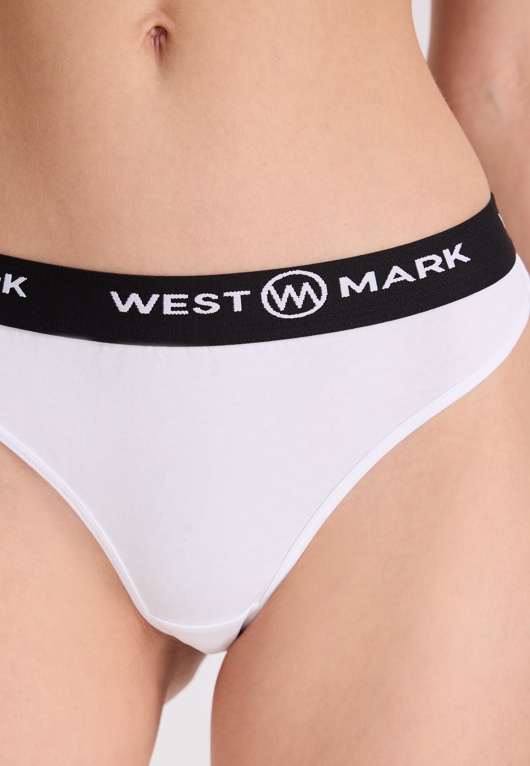 4’lü Beyaz Pamuk Elastan Karışımı Kadın Thong LILY THONG - Underwear - Westmark London EU(TR) Store Organik Pamuklu Sürdürülebilir Moda