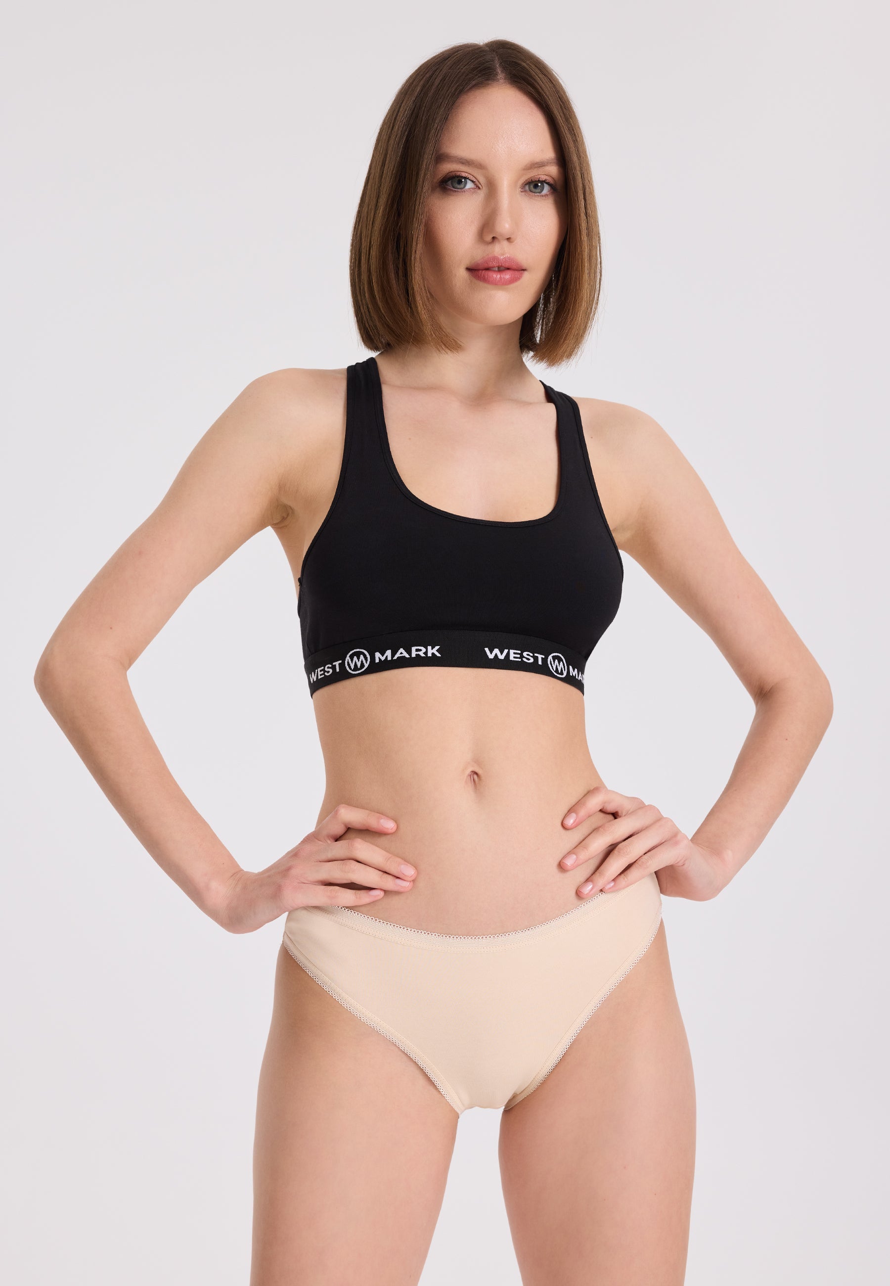 5’li Ten Rengi Pamuk Elastan Karışımı Mini Boy Kadın Slip OLIVIA MINI - Underwear - Westmark London EU(TR) Store Organik Pamuklu Sürdürülebilir Moda