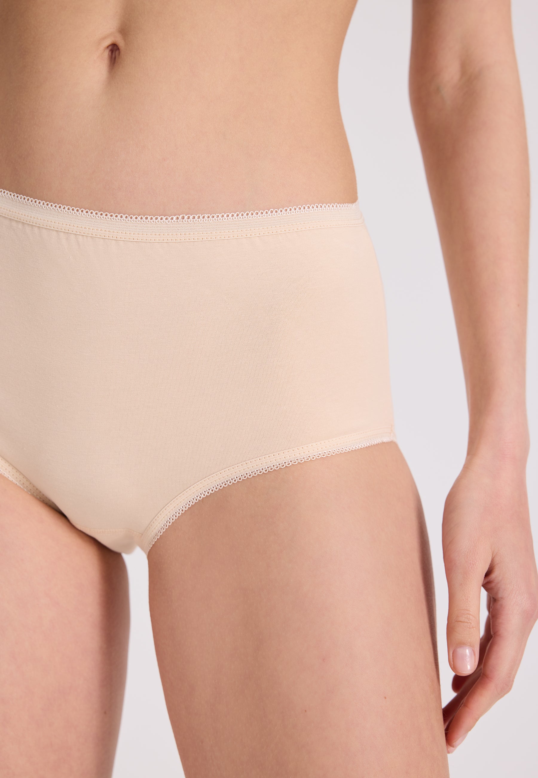 5’li Ten Rengi Pamuk Elastan Karışımı Yüksel Bel Kadın Slip OLIVIA MAXI - Underwear - Westmark London EU(TR) Store Organik Pamuklu Sürdürülebilir Moda