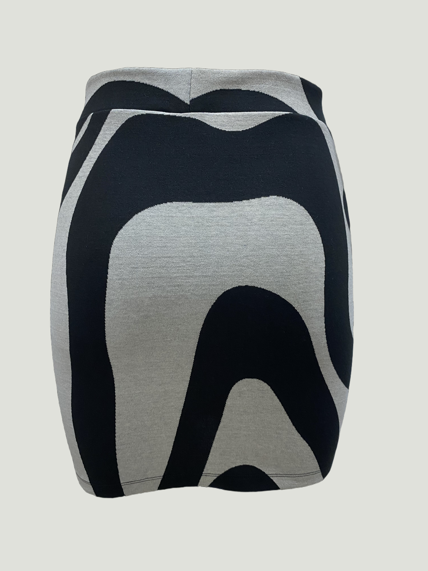 Siyah Bej Desenli Orta Bel Kadın Etek JULIET - Skirt - Westmark London EU(TR) Store Organik Pamuklu Sürdürülebilir Moda