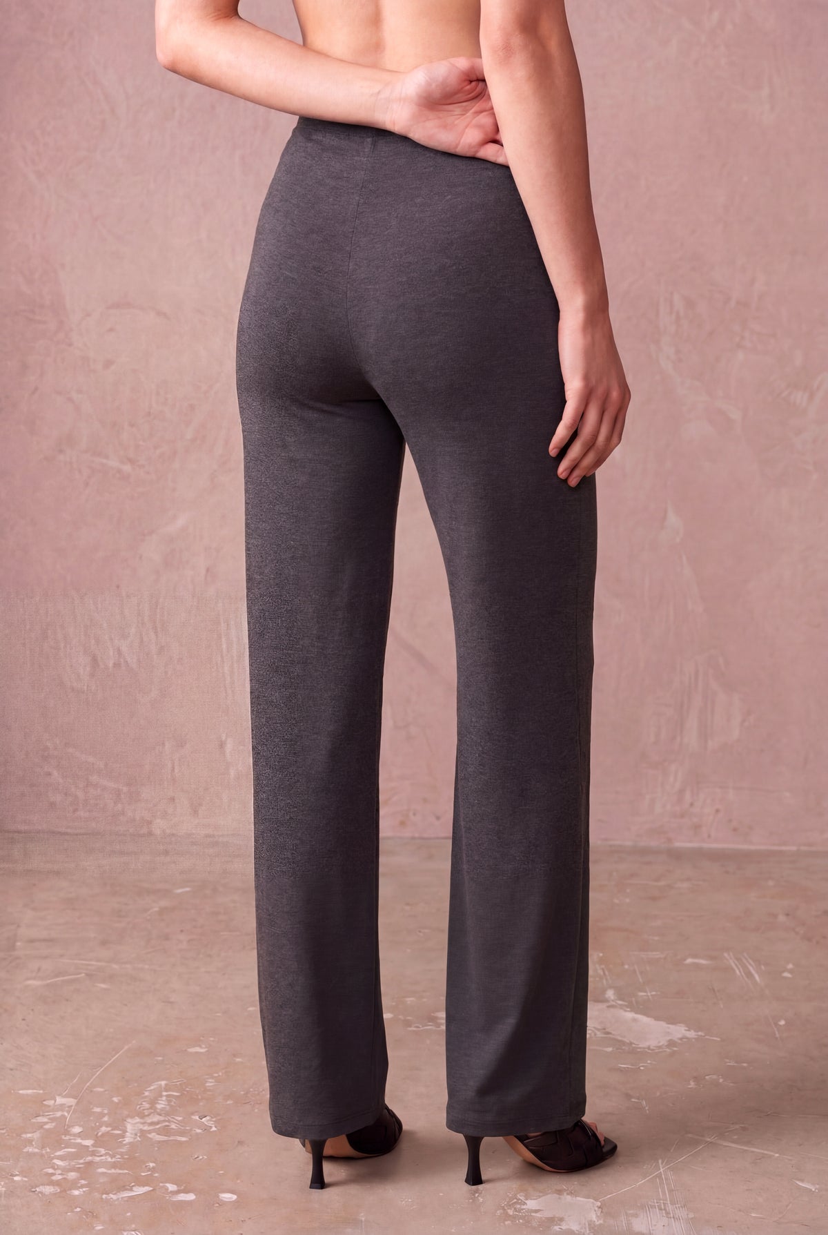Hamile Viskon Karışımlı Siyah Düz Paça Yüksek Bel Karın Destekli Pantolon PAULLA - Hamile Pantolon - Westmark London EU(TR) Store Organik Pamuklu Sürdürülebilir Moda