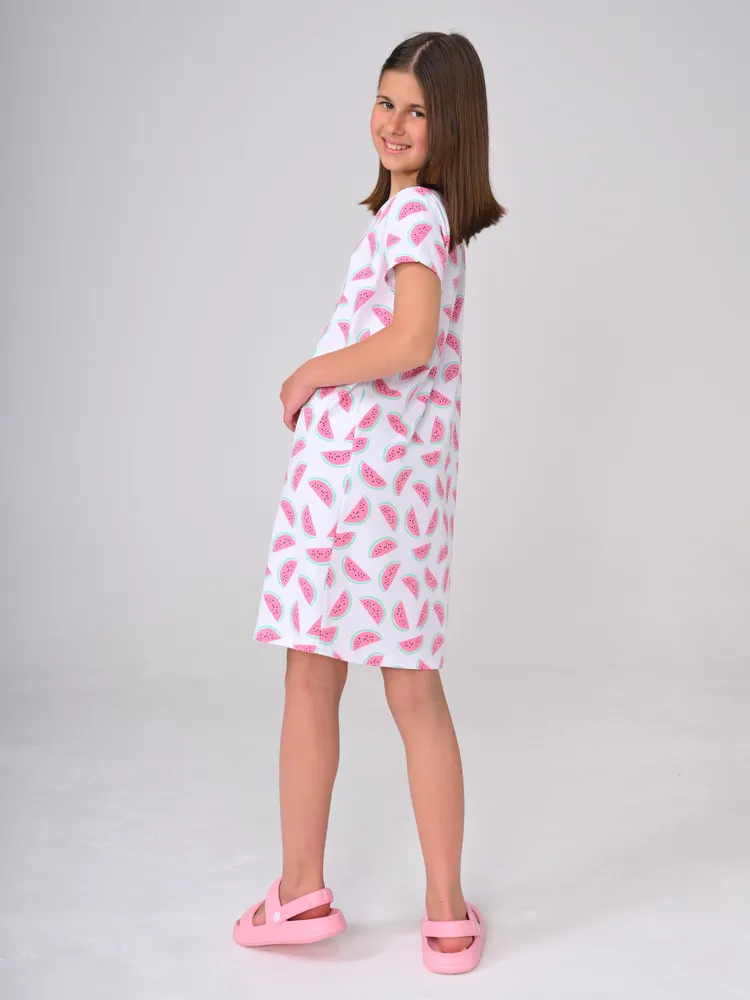 Beyaz / Pembe Pamuk Kız Çocuk Gece Elbisesi LCMAJA - Dress - Westmark London EU(TR) Store Organik Pamuklu Sürdürülebilir Moda