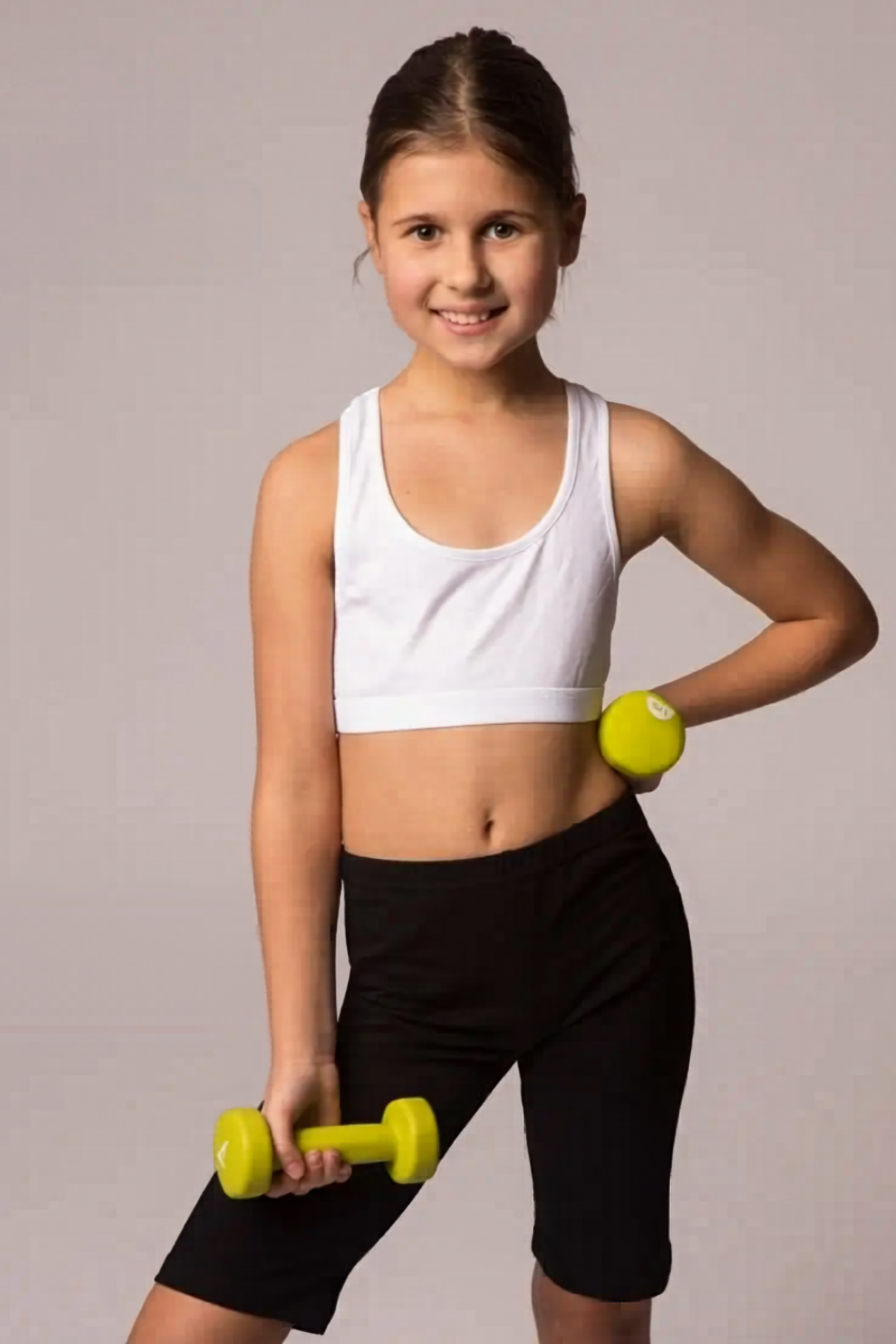 3'lü Siyah, Beyaz, Gri Pamuk / Elastan Kız Çocuk Bustiyer Set LCJULIA - Underwear - Westmark London EU(TR) Store Organik Pamuklu Sürdürülebilir Moda