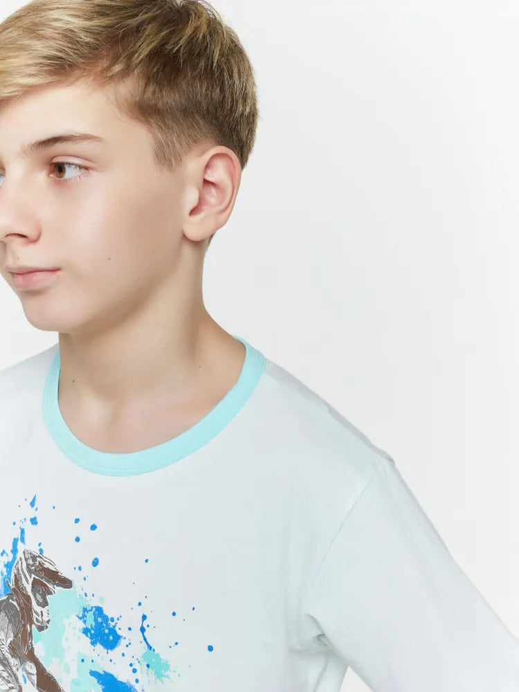 Mavi Pamuk Erkek Çocuk T-Shirt/Şort Takımı LCANTON - Set - Westmark London EU(TR) Store Organik Pamuklu Sürdürülebilir Moda