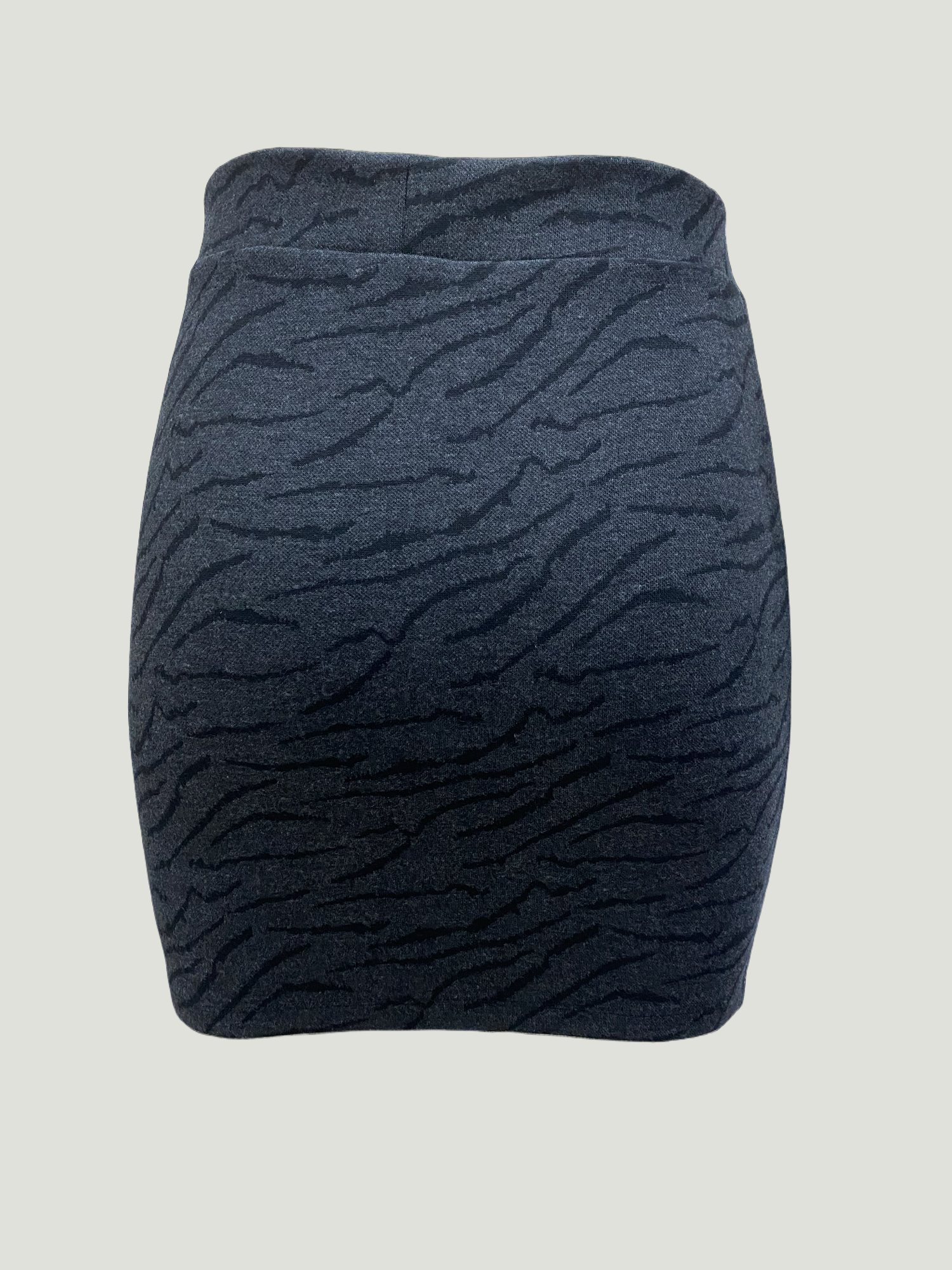 Gri Çizgili Orta Bel Kadın Etek JULIET - Skirt - Westmark London EU(TR) Store Organik Pamuklu Sürdürülebilir Moda