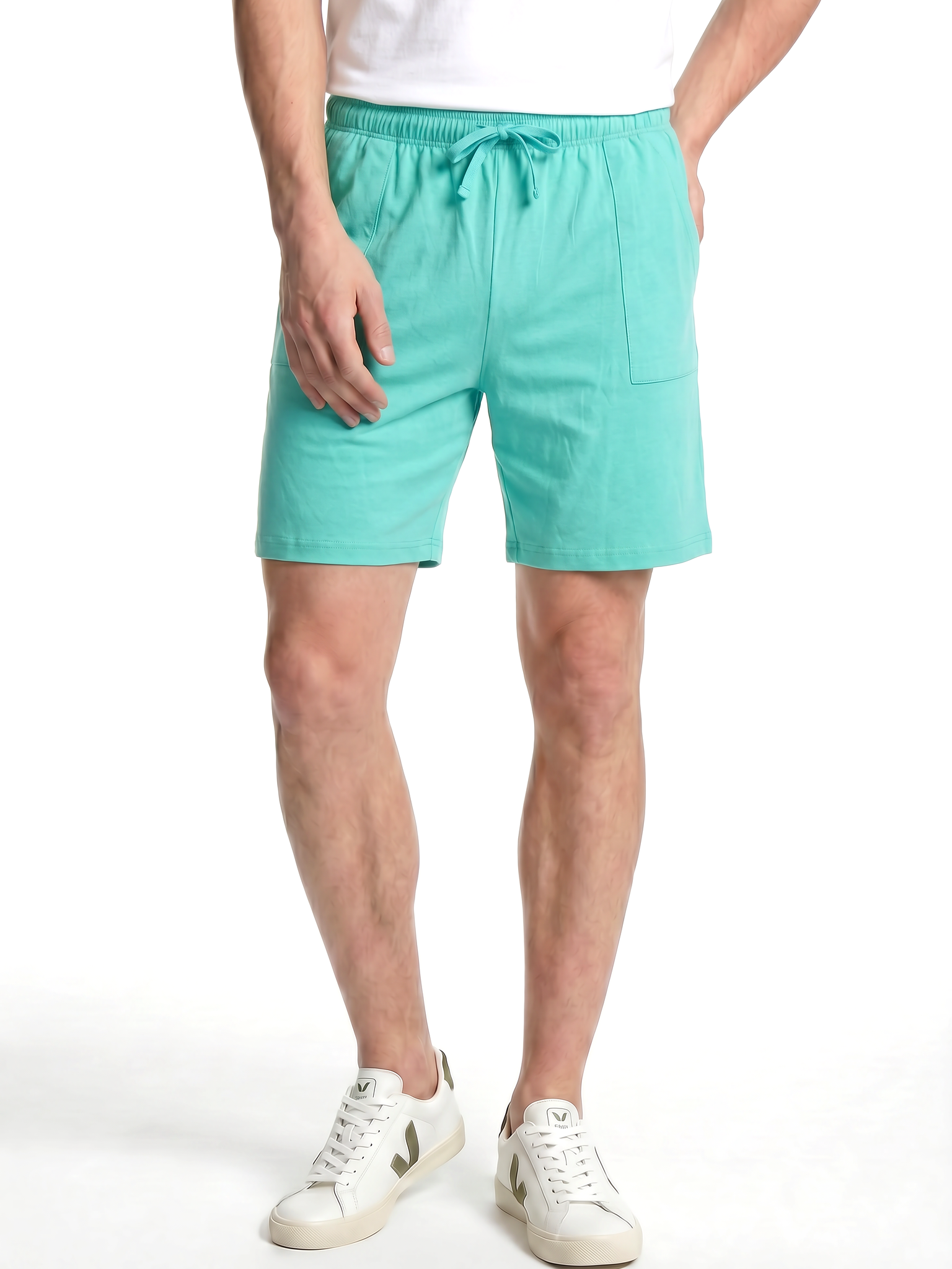 Canlı Yeşil Pamuklu Erkek Şort LCALEX - Short - Westmark London EU(TR) Store Organik Pamuklu Sürdürülebilir Moda