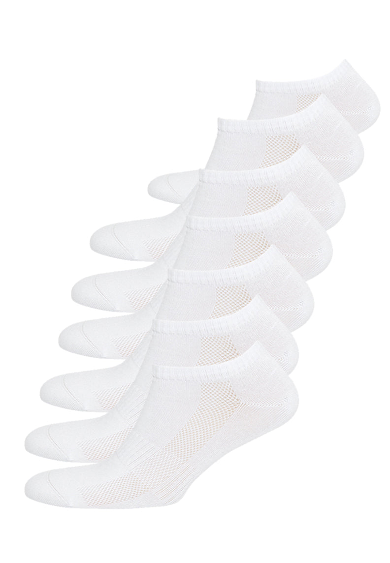 7'li Beyaz Pamuk Karışımlı Bilek Boy Kadın Çorap Seti ANKLE - Socks - Westmark London EU(TR) Store Organik Pamuklu Sürdürülebilir Moda