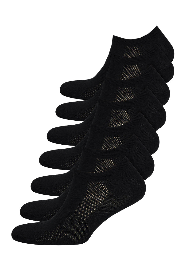 7'li Siyah Pamuk Karışımlı Bilek Boy Kadın Çorap Seti ANKLE - Socks - Westmark London EU(TR) Store Organik Pamuklu Sürdürülebilir Moda