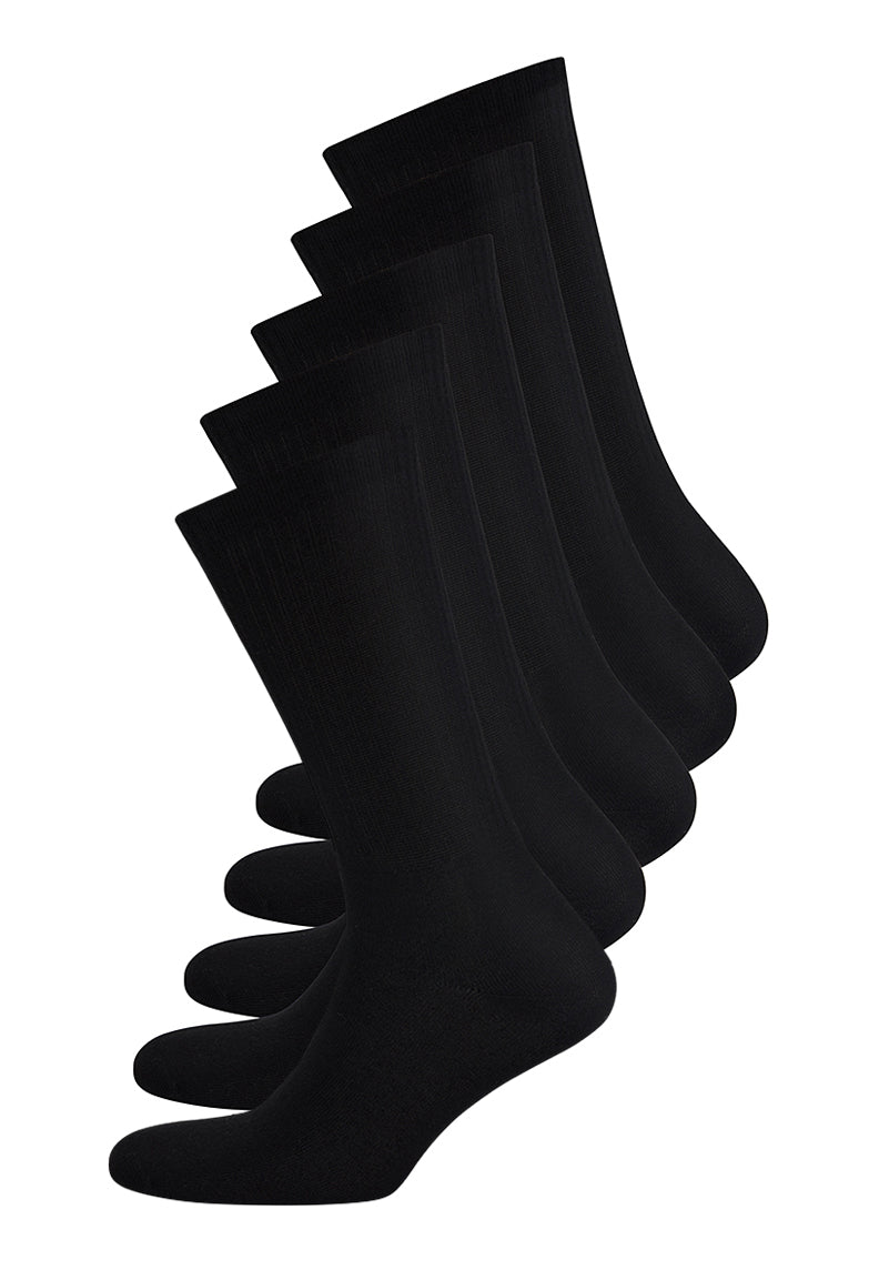 5'li Siyah Pamuk Karışımlı Uzun Boy Kadın Çorap Seti TENNIS - Socks - Westmark London EU(TR) Store Organik Pamuklu Sürdürülebilir Moda