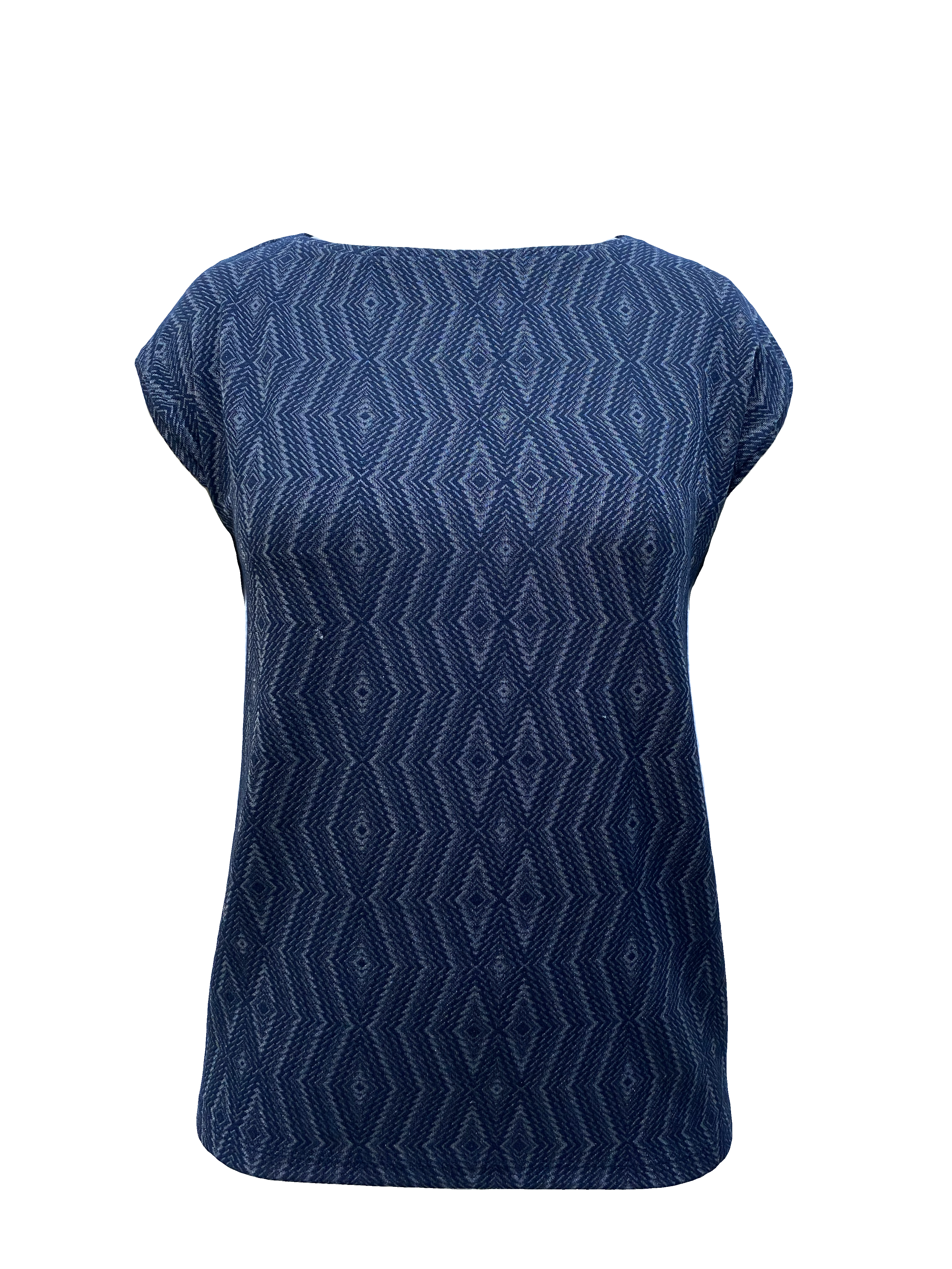 Gece Mavisi Bisiklet Yaka Simli Kısa Kollu Kadın T-Shirt SKY GLITTER S/S TOP - T-Shirt - Westmark London EU(TR) Store Organik Pamuklu Sürdürülebilir Moda