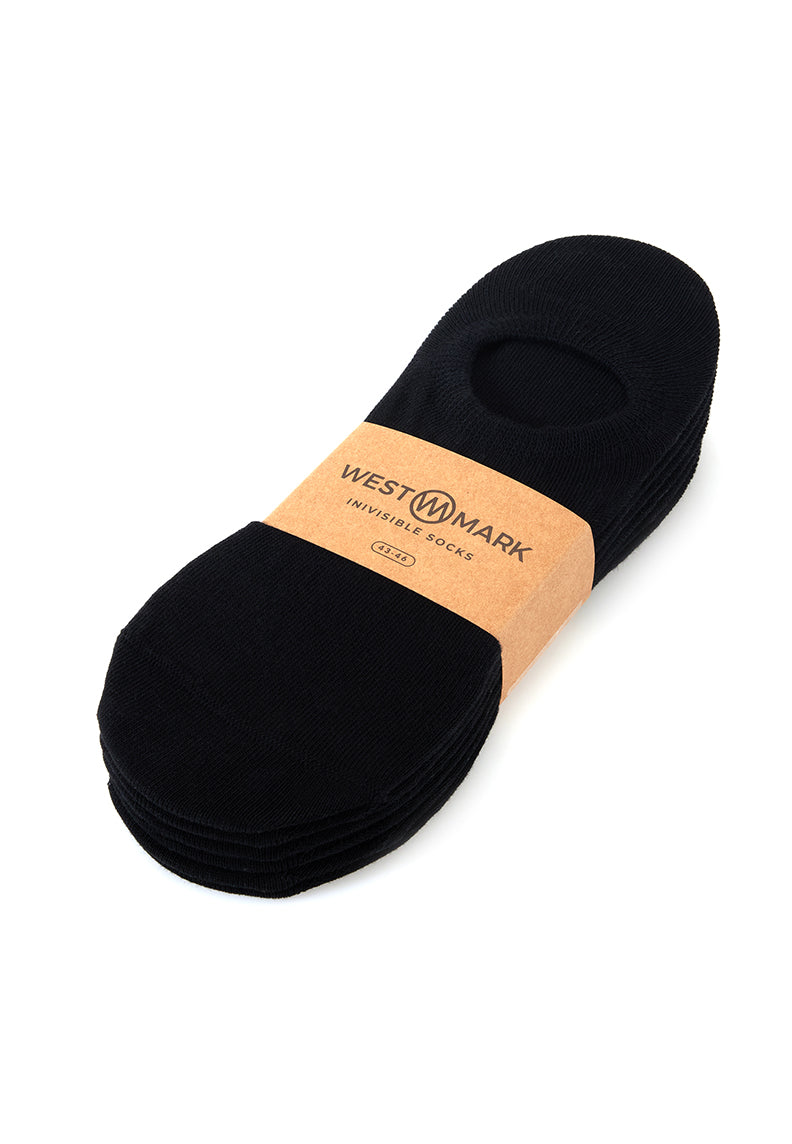 INVISIBLE SOCKS 6-PACK in Black - Socks - Westmark London EU(TR) Store Organik Pamuklu Sürdürülebilir Moda