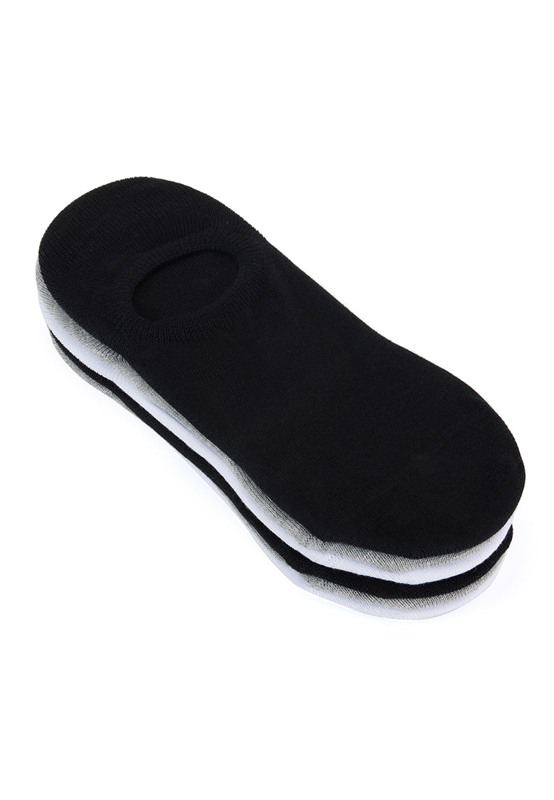 7'li Siyah Beyaz Gri Pamuk Karışımlı Kısa Kadın Çorap Seti INVISIBLE - Socks - Westmark London EU(TR) Store Organik Pamuklu Sürdürülebilir Moda