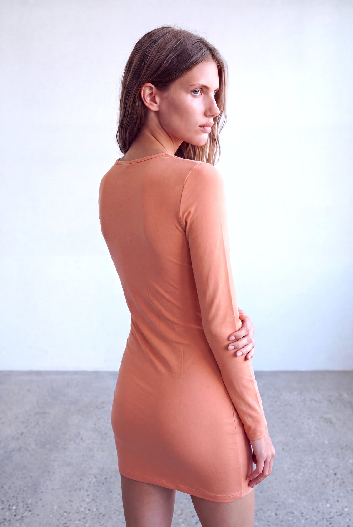 Mercan Kadın Mercan Pamuklu Geniş Bisiklet Yaka Uzun Kollu Tünik Bluz MILA - Top - Westmark London EU(TR) Store Organik Pamuklu Sürdürülebilir Moda