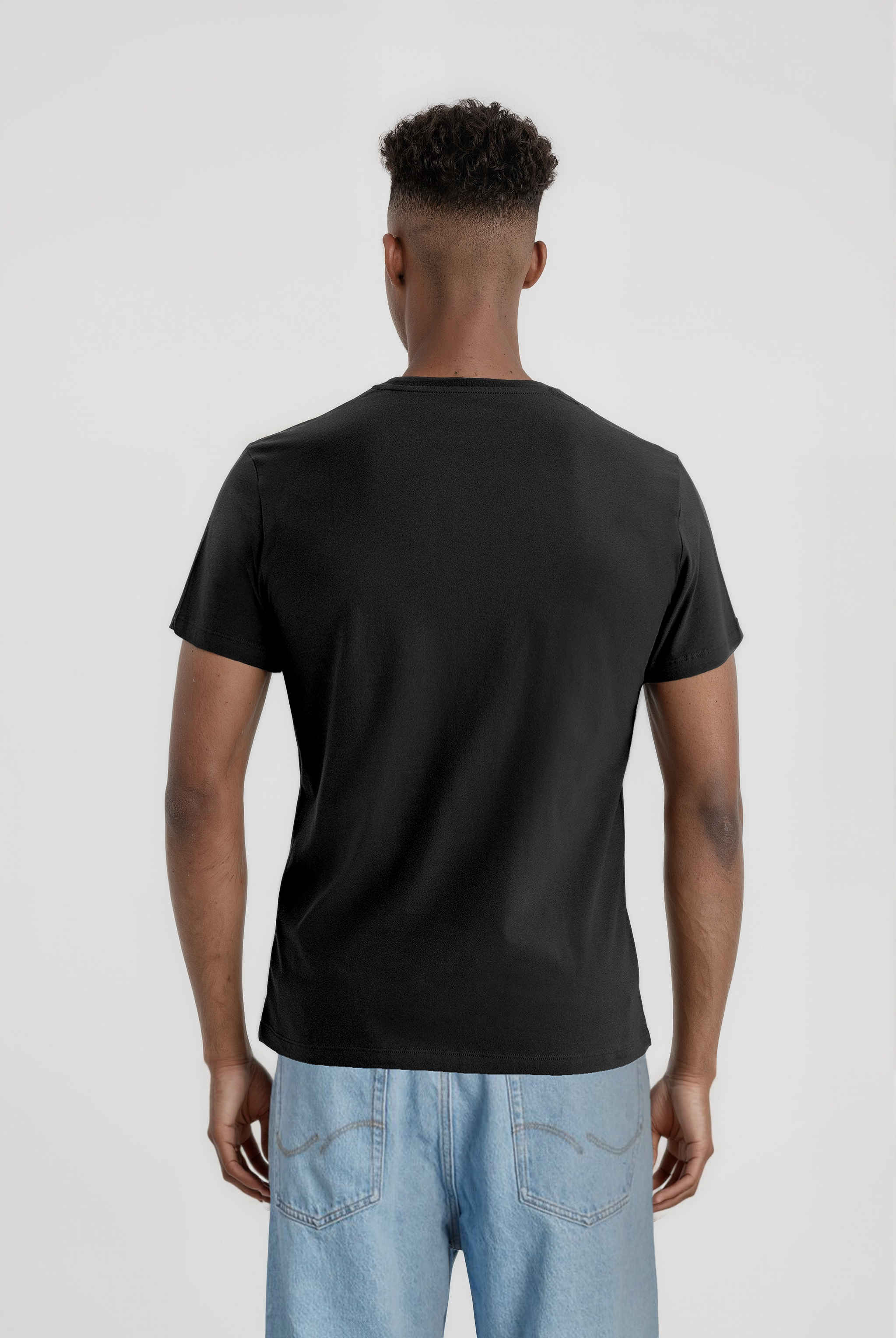 Siyah Bisiklet Yaka Kısa Kollu Erkek T-Shirt WILLIAM - T-Shirt - Westmark London EU(TR) Store Organik Pamuklu Sürdürülebilir Moda