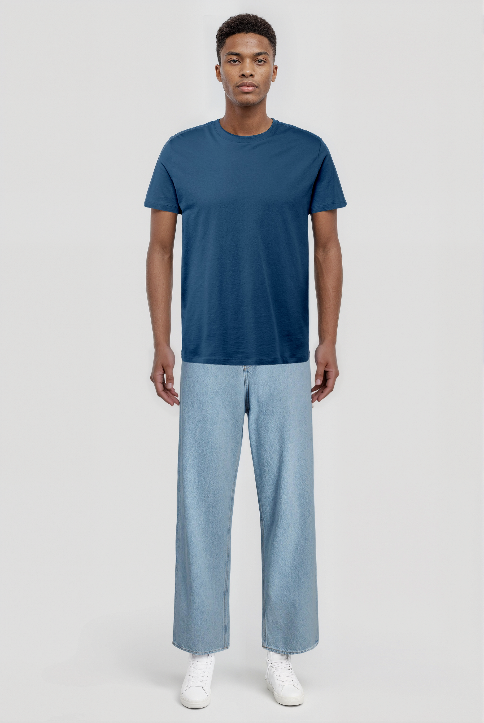 Mürekkep Siyahı Bisiklet Yaka Kısa Kollu Erkek T-Shirt WILLIAM - T-Shirt - Westmark London EU(TR) Store Organik Pamuklu Sürdürülebilir Moda