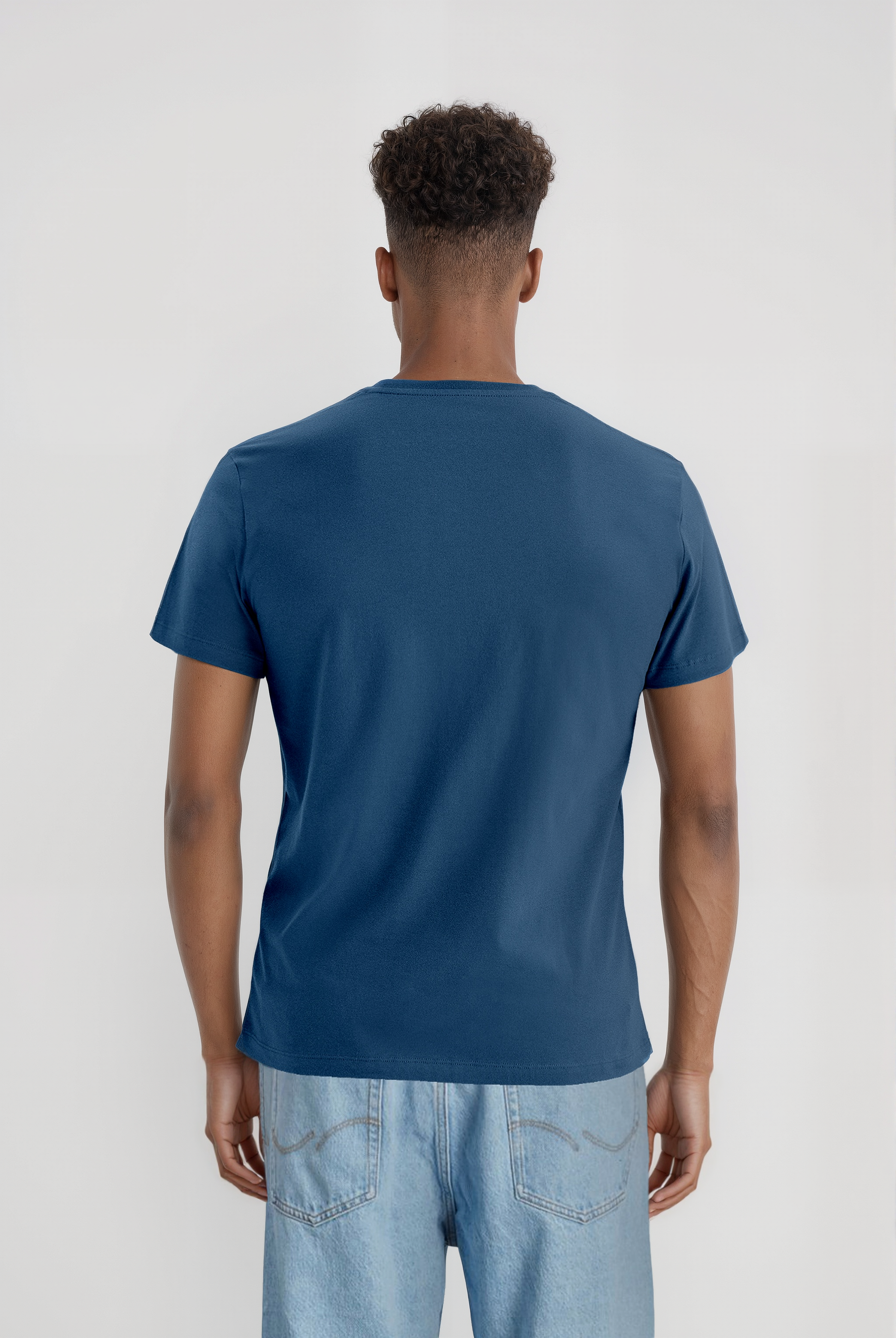 Mürekkep Siyahı Bisiklet Yaka Kısa Kollu Erkek T-Shirt WILLIAM - T-Shirt - Westmark London EU(TR) Store Organik Pamuklu Sürdürülebilir Moda