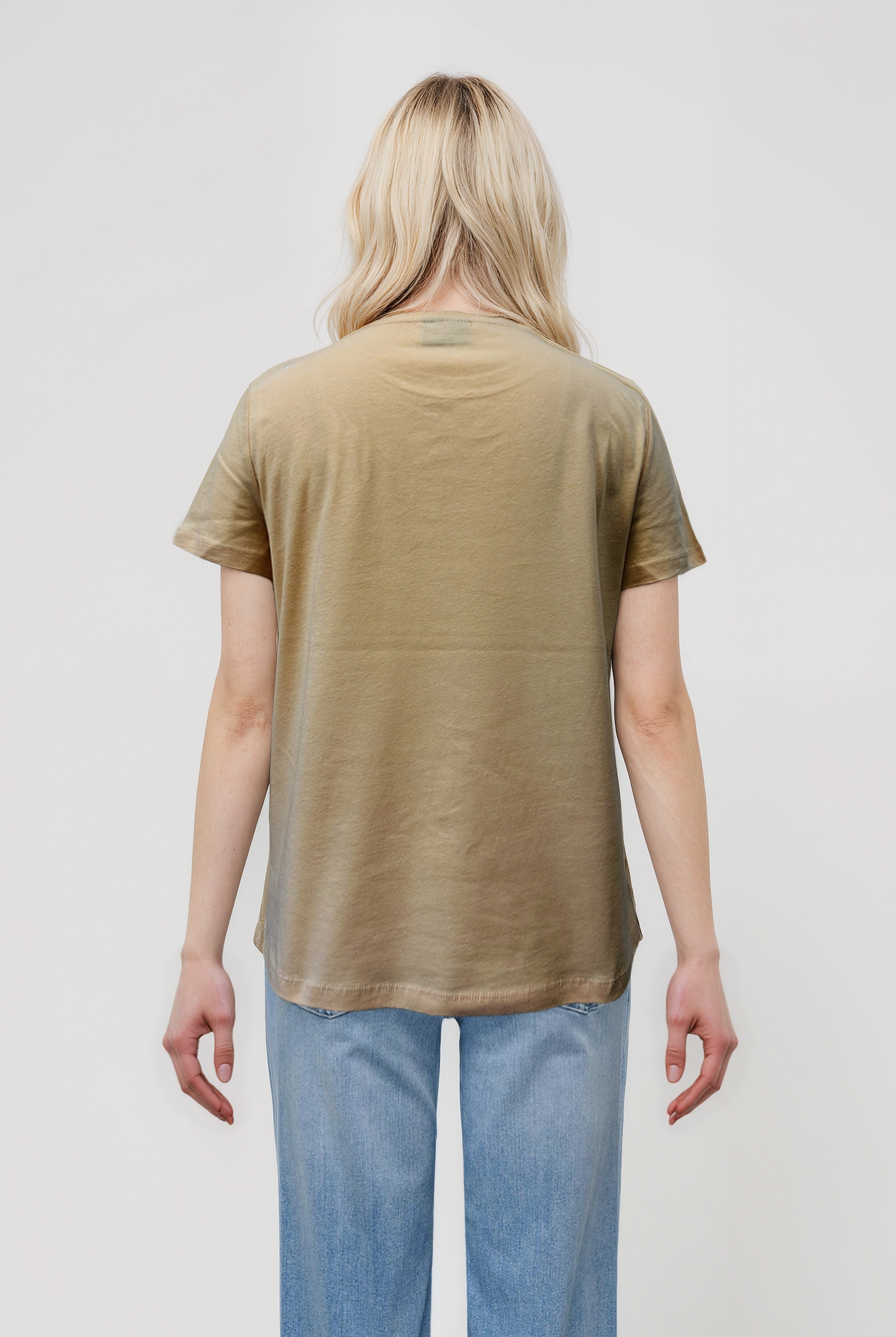 Turuncu Bisiklet Yaka Kısa Kollu Kadın T-Shirt TESS - T-Shirt - Westmark London EU(TR) Store Organik Pamuklu Sürdürülebilir Moda