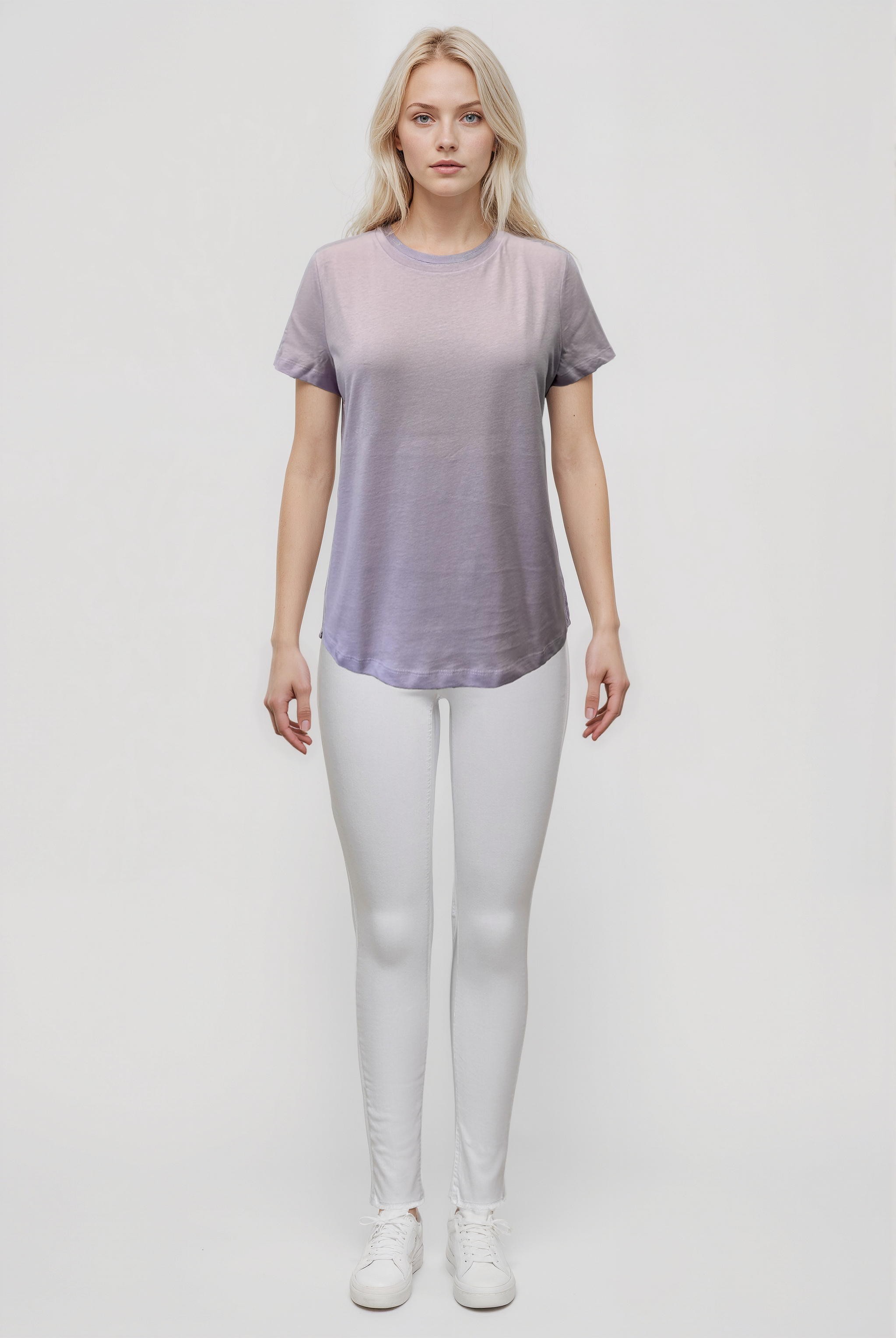 Mor Bisiklet Yaka Kısa Kollu Kadın T-Shirt TESS - T-Shirt - Westmark London EU(TR) Store Organik Pamuklu Sürdürülebilir Moda