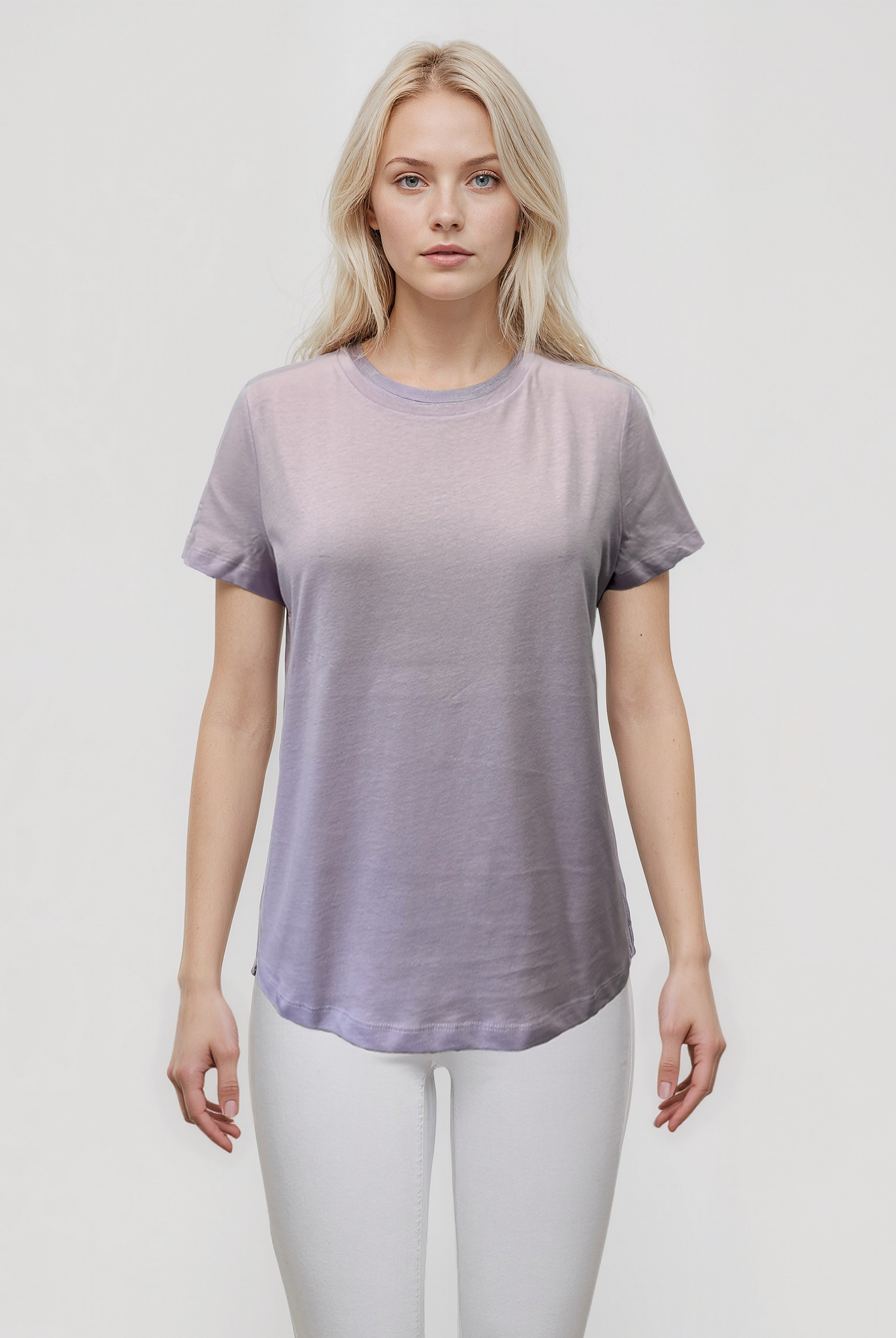 Mor Bisiklet Yaka Kısa Kollu Kadın T-Shirt TESS - T-Shirt - Westmark London EU(TR) Store Organik Pamuklu Sürdürülebilir Moda