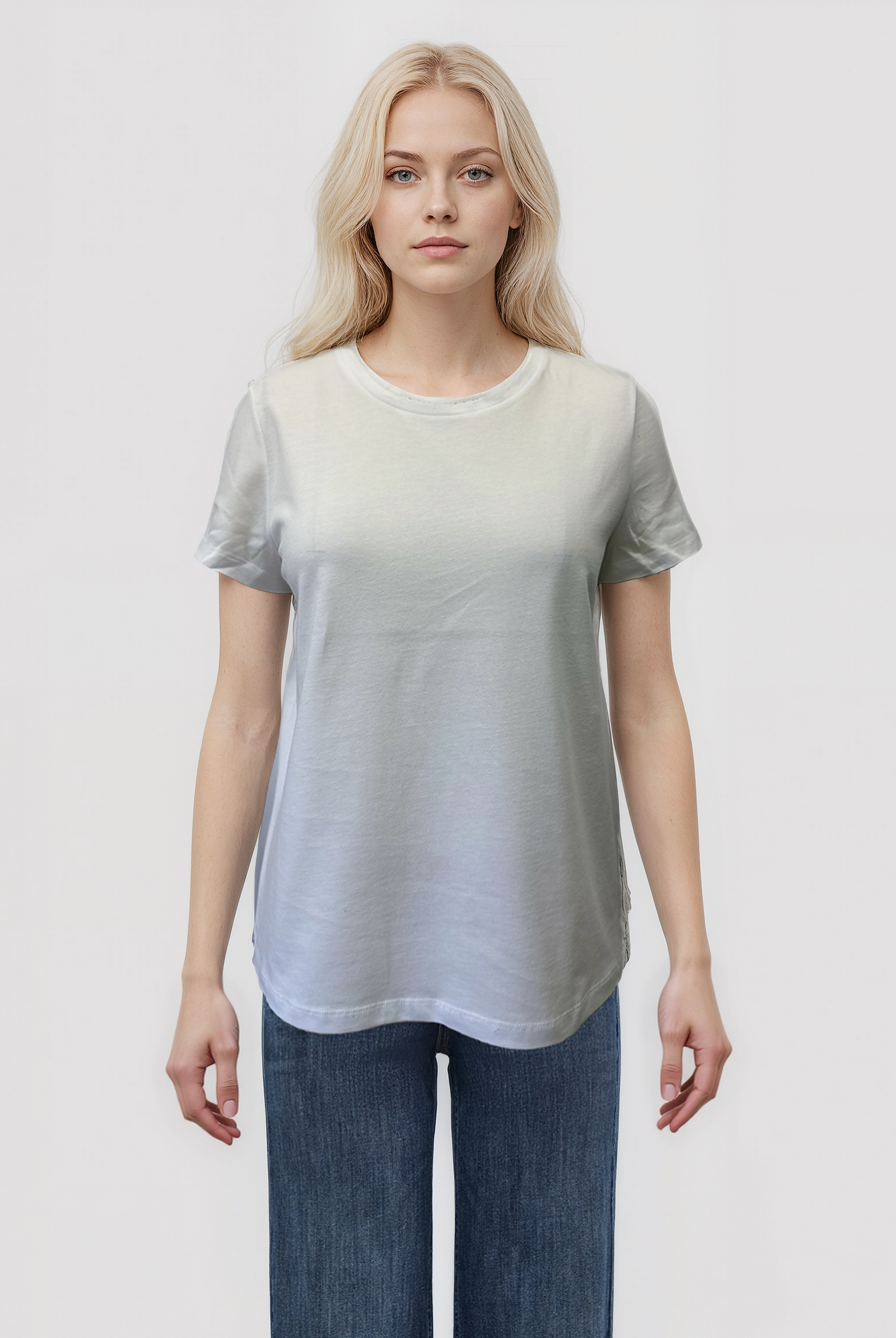 Beyaz Bisiklet Yaka Kısa Kollu Kadın T-Shirt TESS - T-Shirt - Westmark London EU(TR) Store Organik Pamuklu Sürdürülebilir Moda