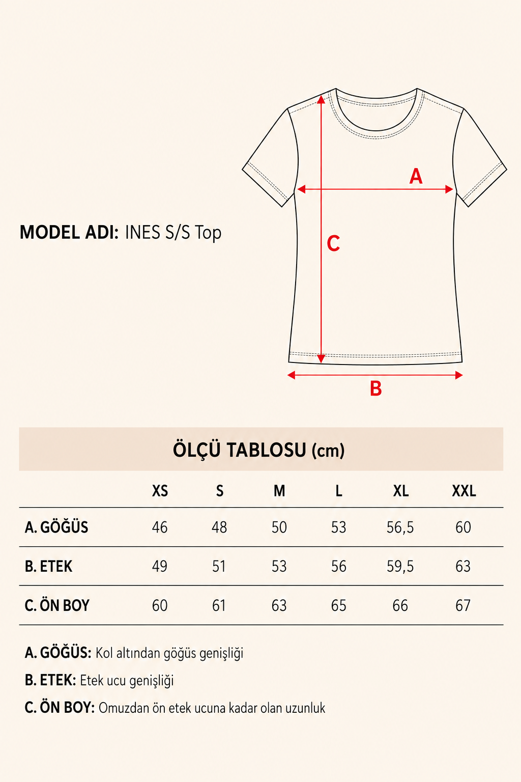 Bej Melanj Kadın Bej Melanj Keten Karışımlı Yumuşak Dokulu Geniş Bisiklet Yaka Kısa Kollu Nakış Detaylı T-Shirt INES - Top - Westmark London EU(TR) Store Organik Pamuklu Sürdürülebilir Moda
